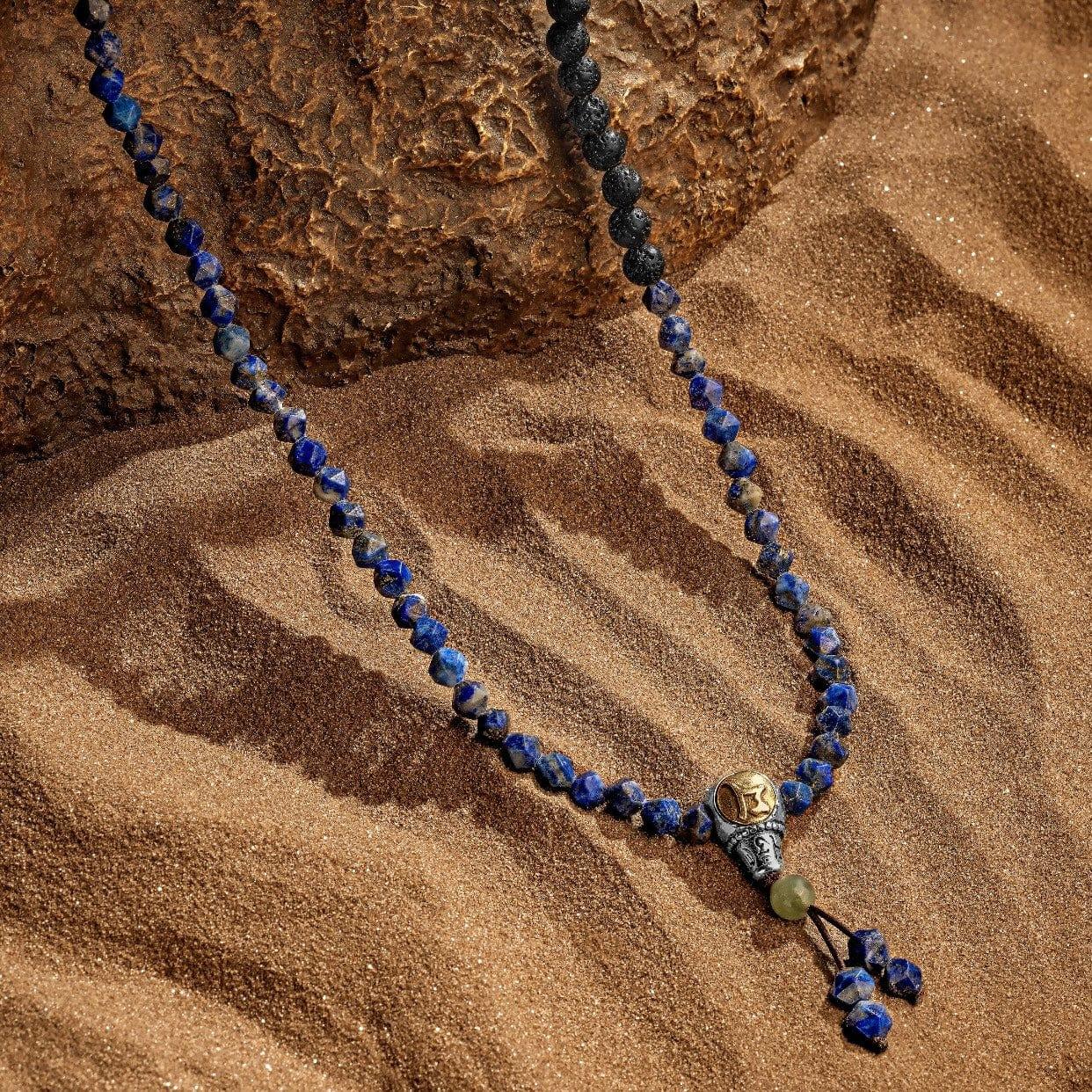 Grounded in Truth - Lava Stone Wrap Bracelet - Image 3