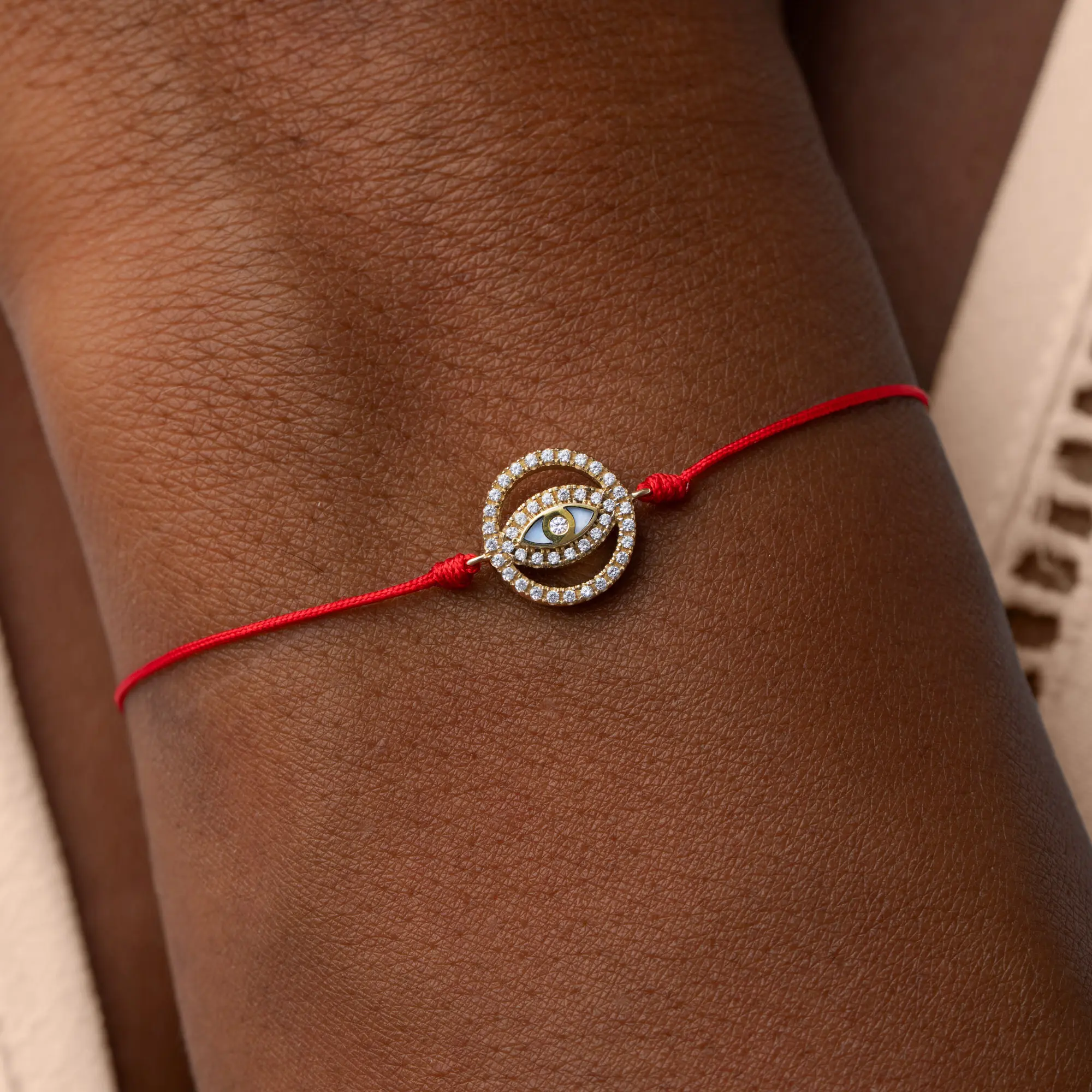 Guardian Spark Evil Eye Red String Bracelet - Image 2