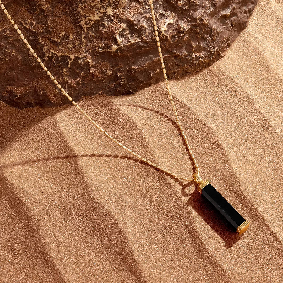 Guided Strength – Black Onyx Necklace