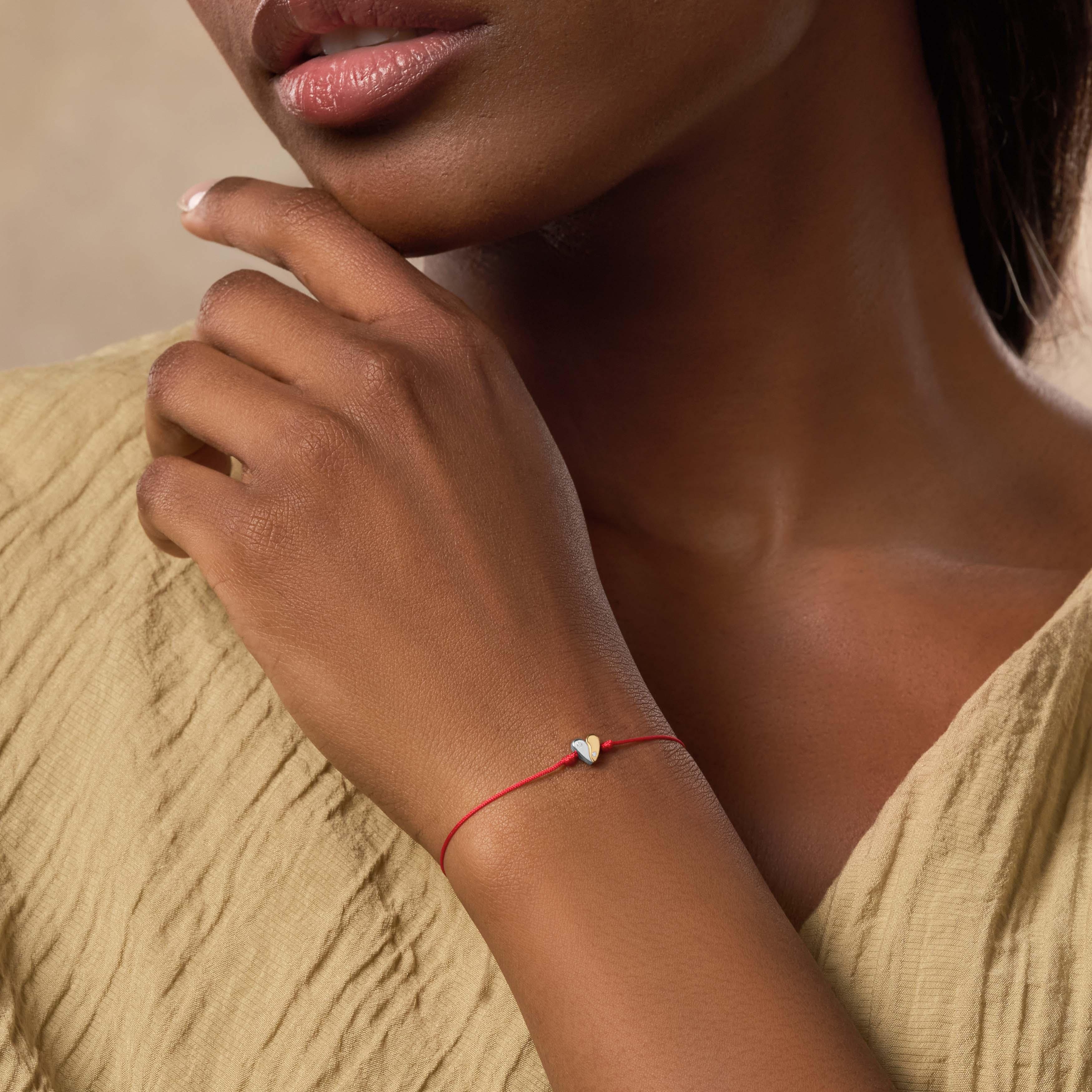 Harmonious Rhythm Red String Yin Yang Bracelet - Image 2