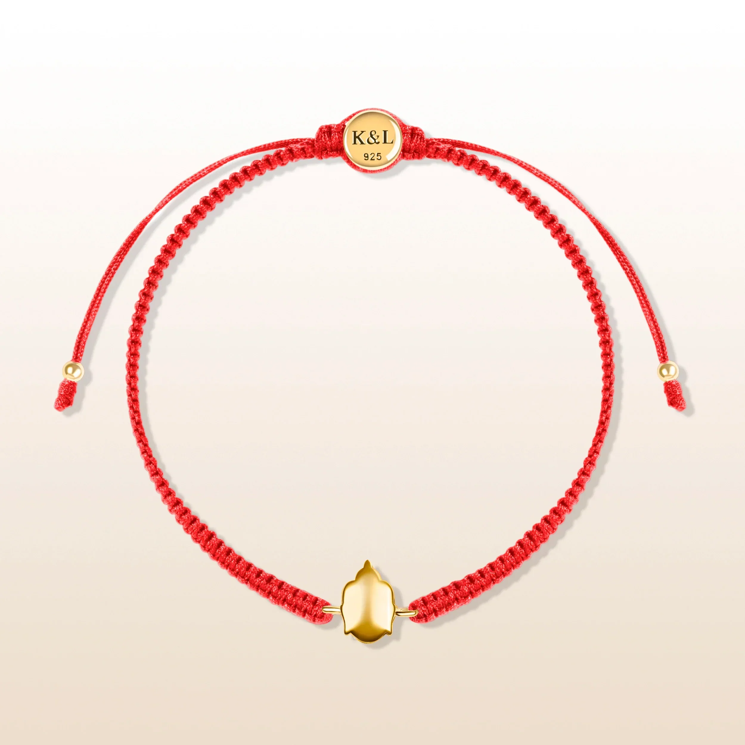 Harmonious Serenity - Thai Buddha Red String Bracelet - Image 3