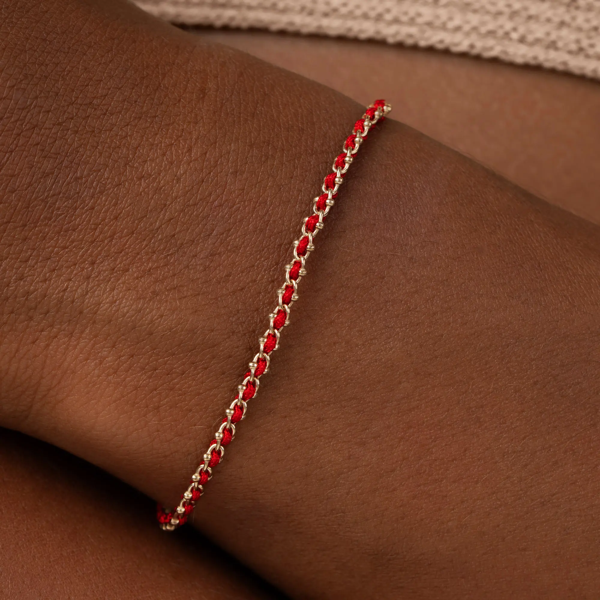 Harmony Bound Red String Bracelet - Image 2