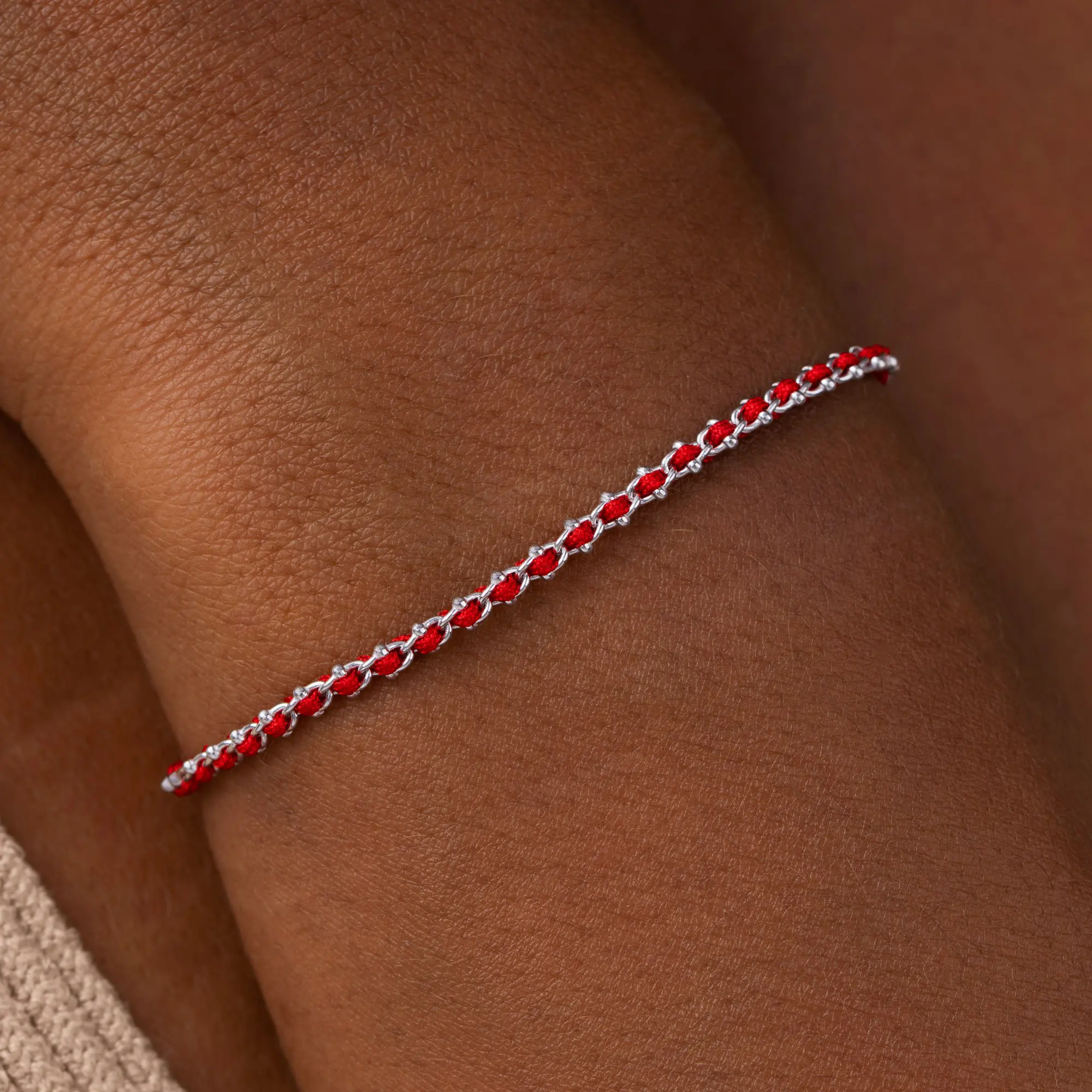 Harmony Bound Red String Bracelet - Image 5