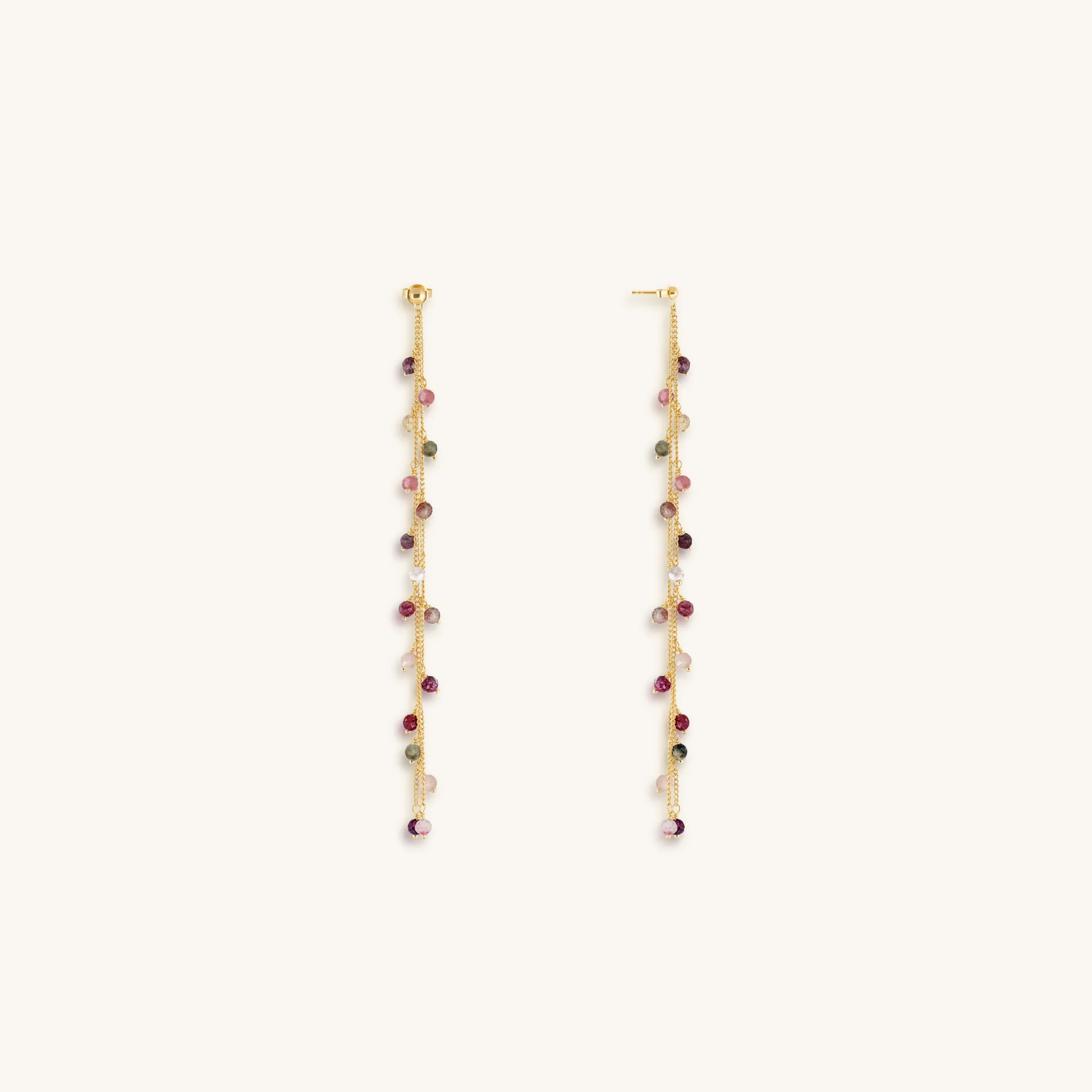 Harmony's Radiance Tourmaline Drop Earrings - Image 3
