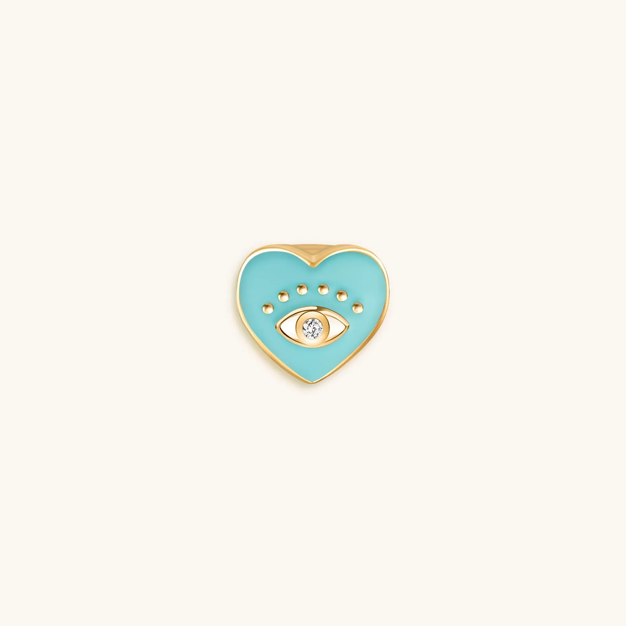 Healing Gaze - Evil Eye Heart Charm