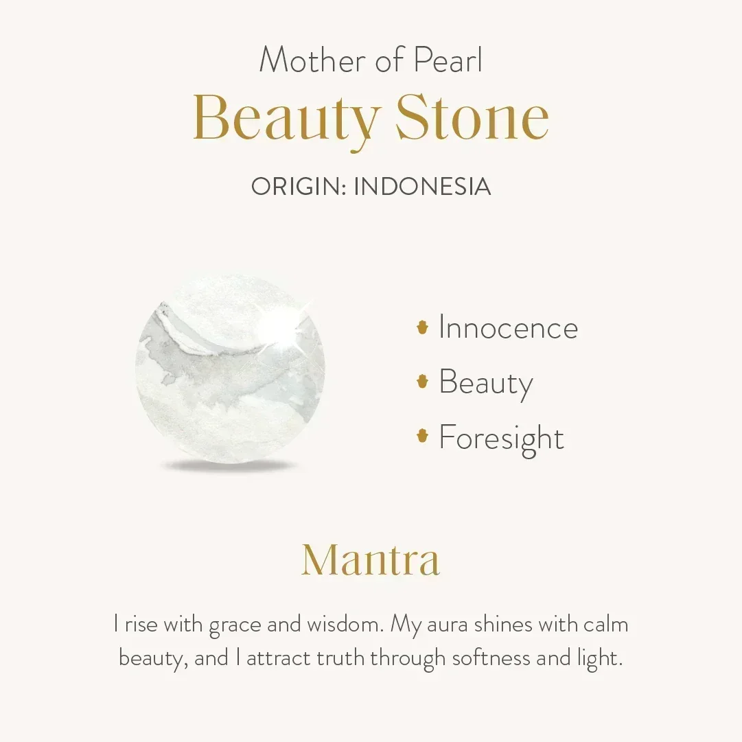 Sparkling Soul Mother of Pearl Cross Bracelet - Image 3