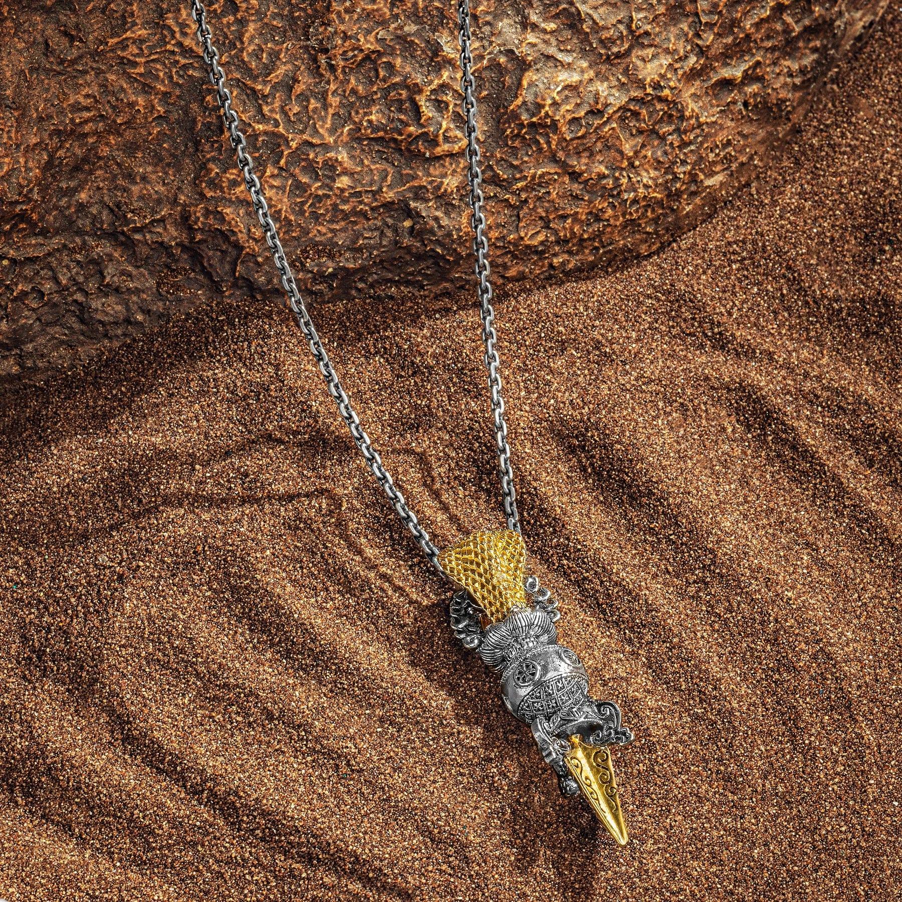 Higher Power - Snakehead Mantra Pendant Necklace - Image 3