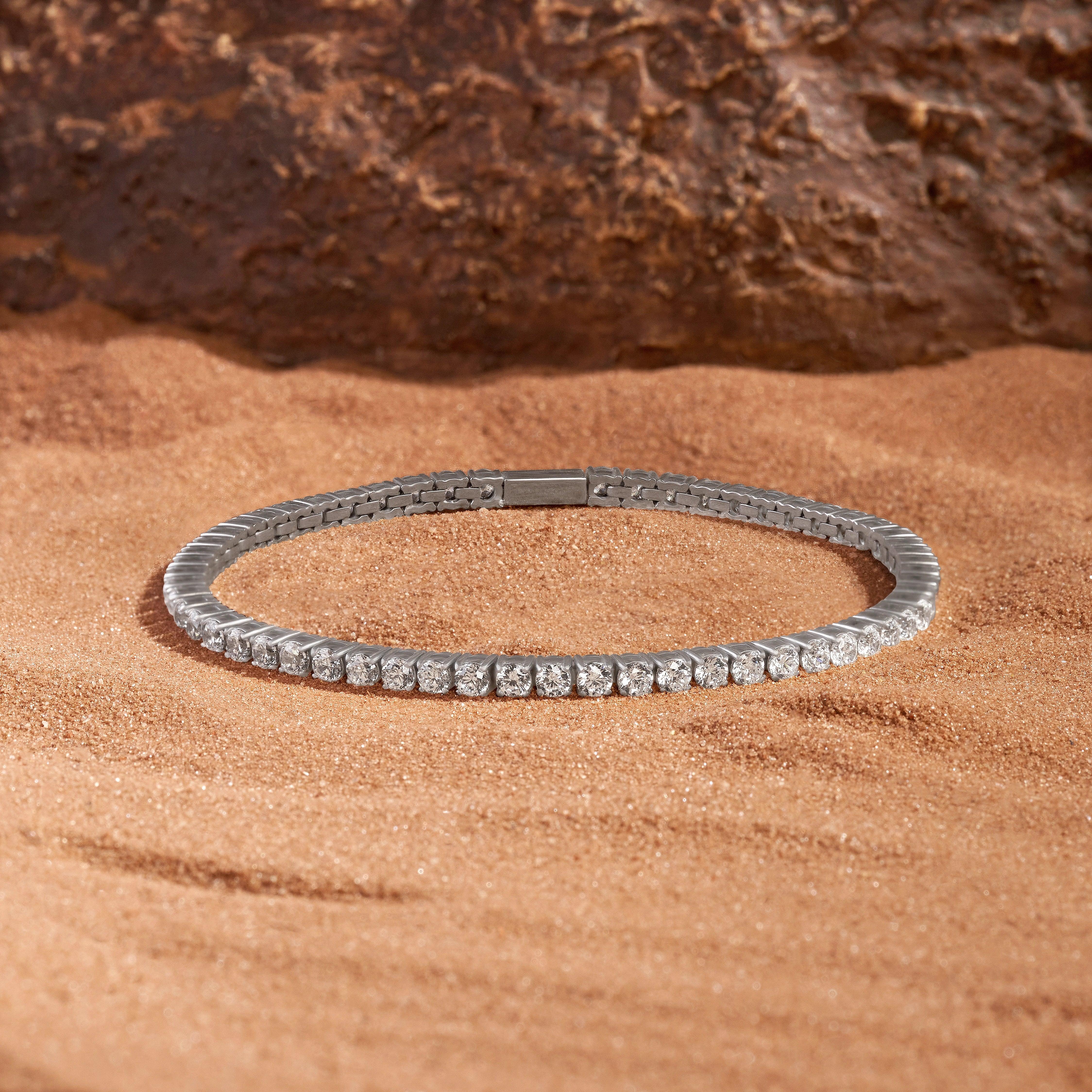 Illuminated Path Stainless Steel Bracelet