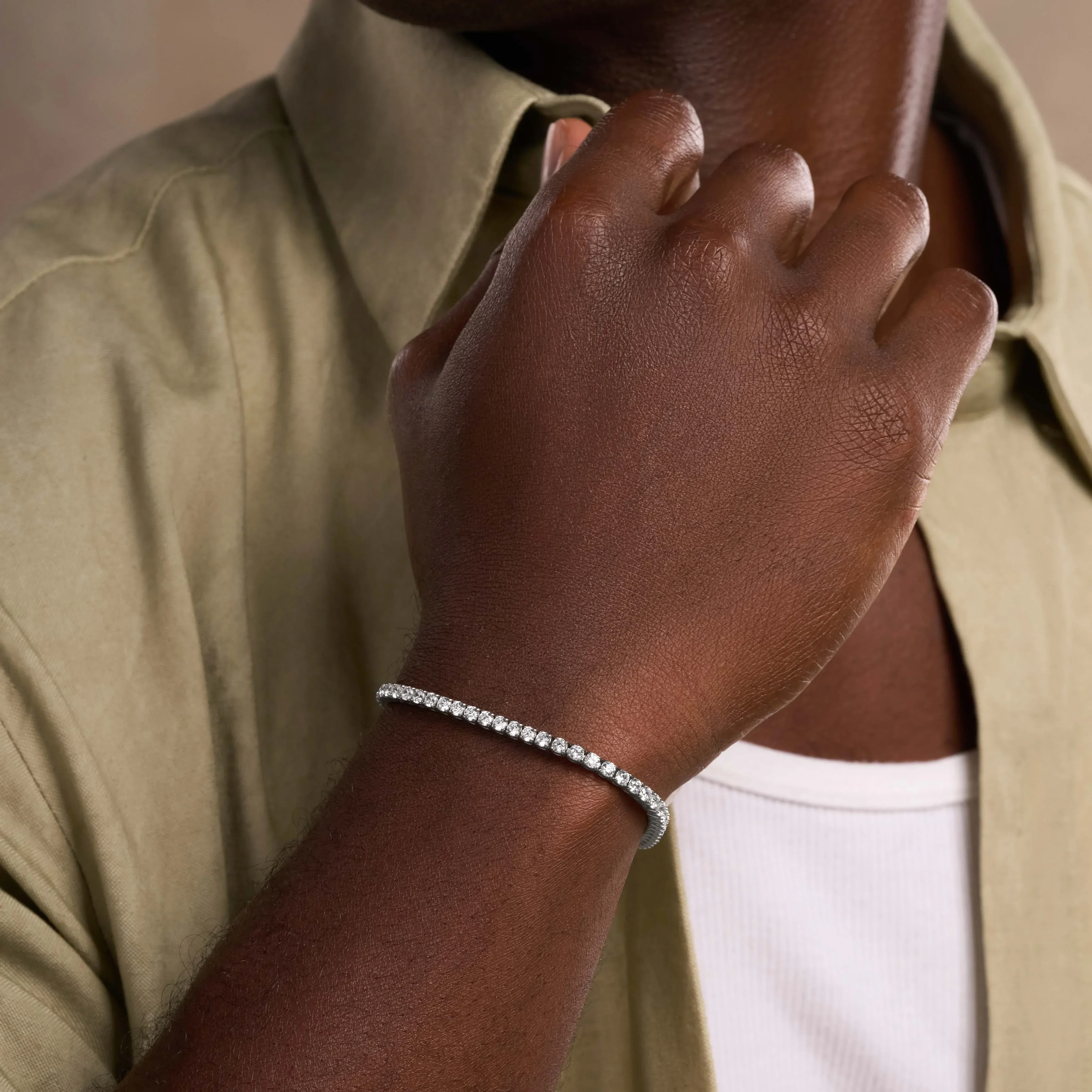 Illuminated Path Stainless Steel Bracelet - Image 2
