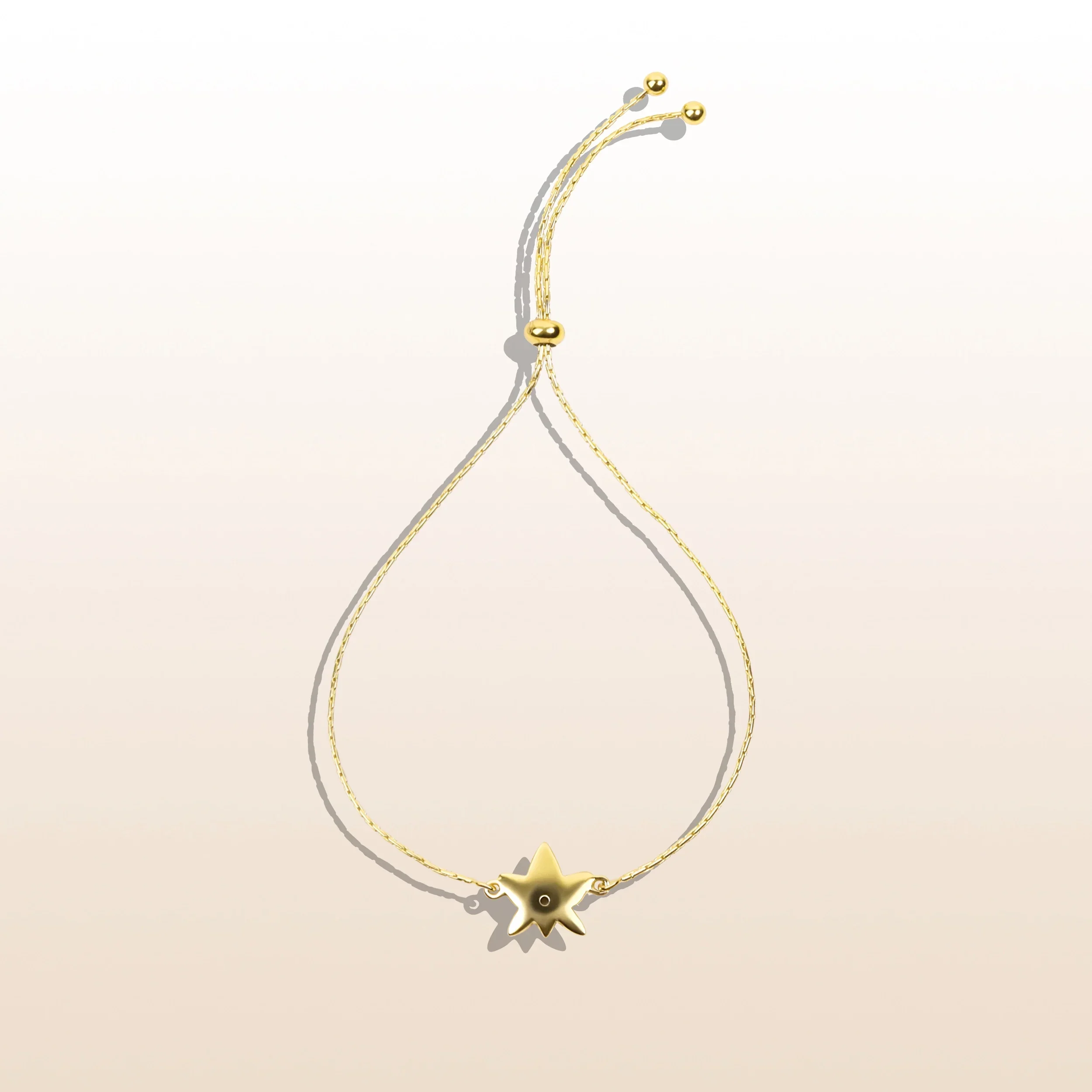 In Full Bloom Diamond Lotus Charm Bracelet - Image 4