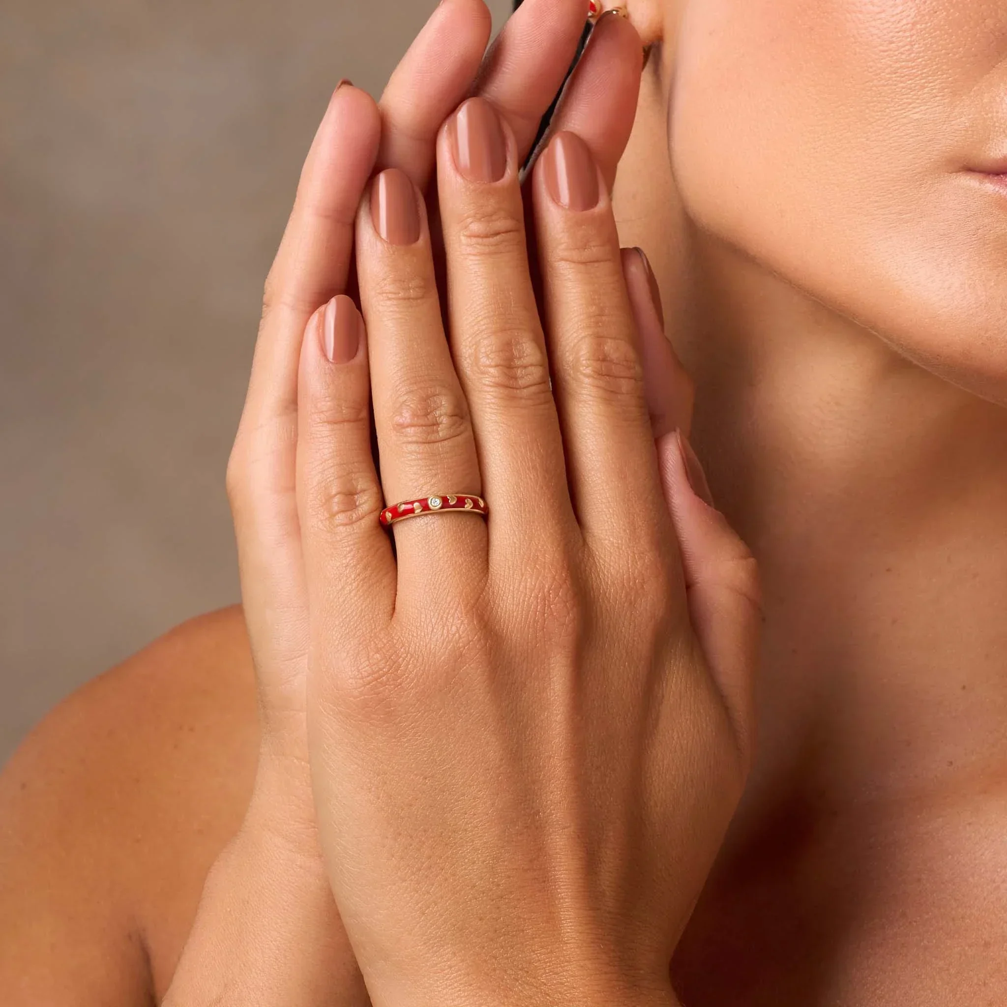 Infinite Affection Gold Hearts Ring - Image 2