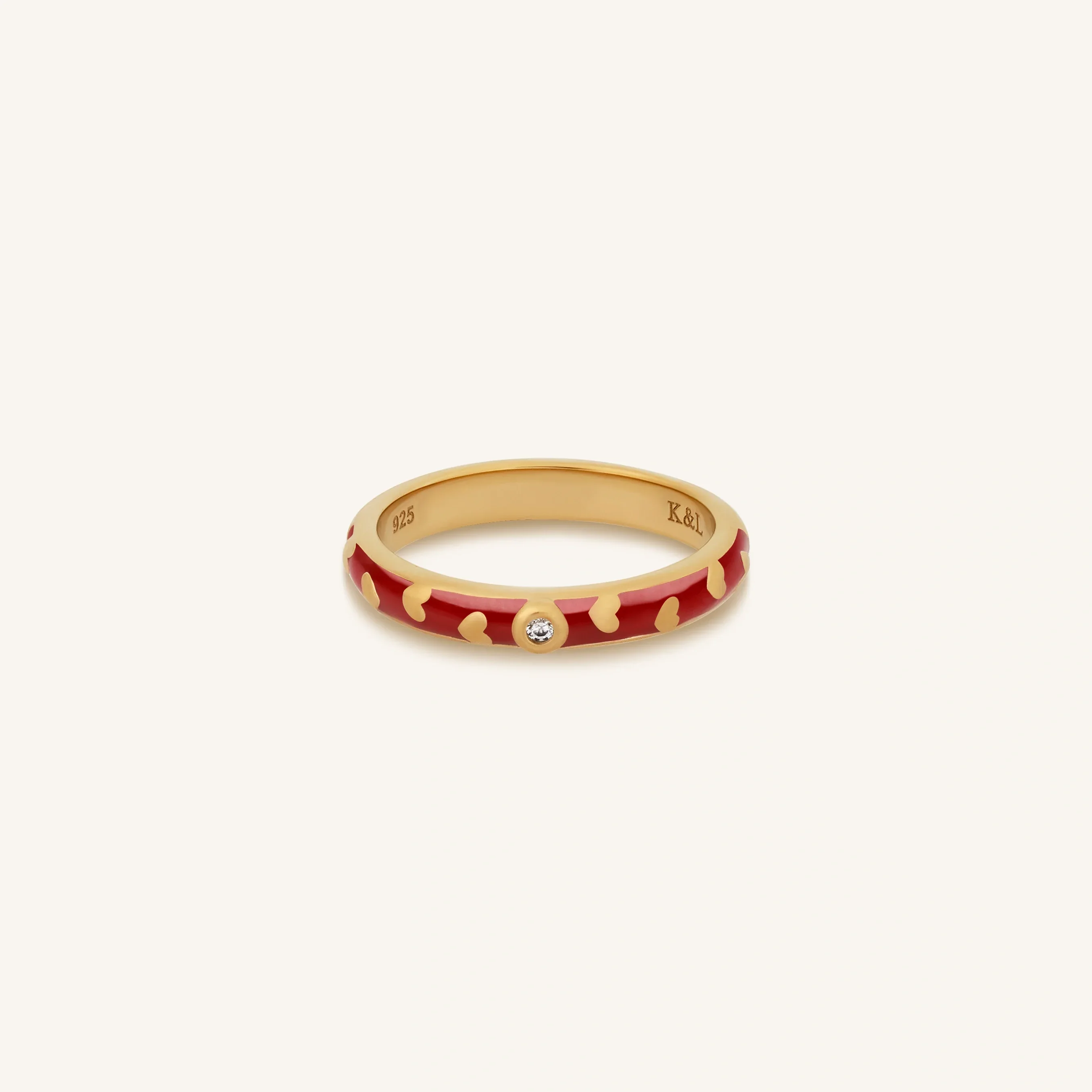 Infinite Affection Gold Hearts Ring - Image 3