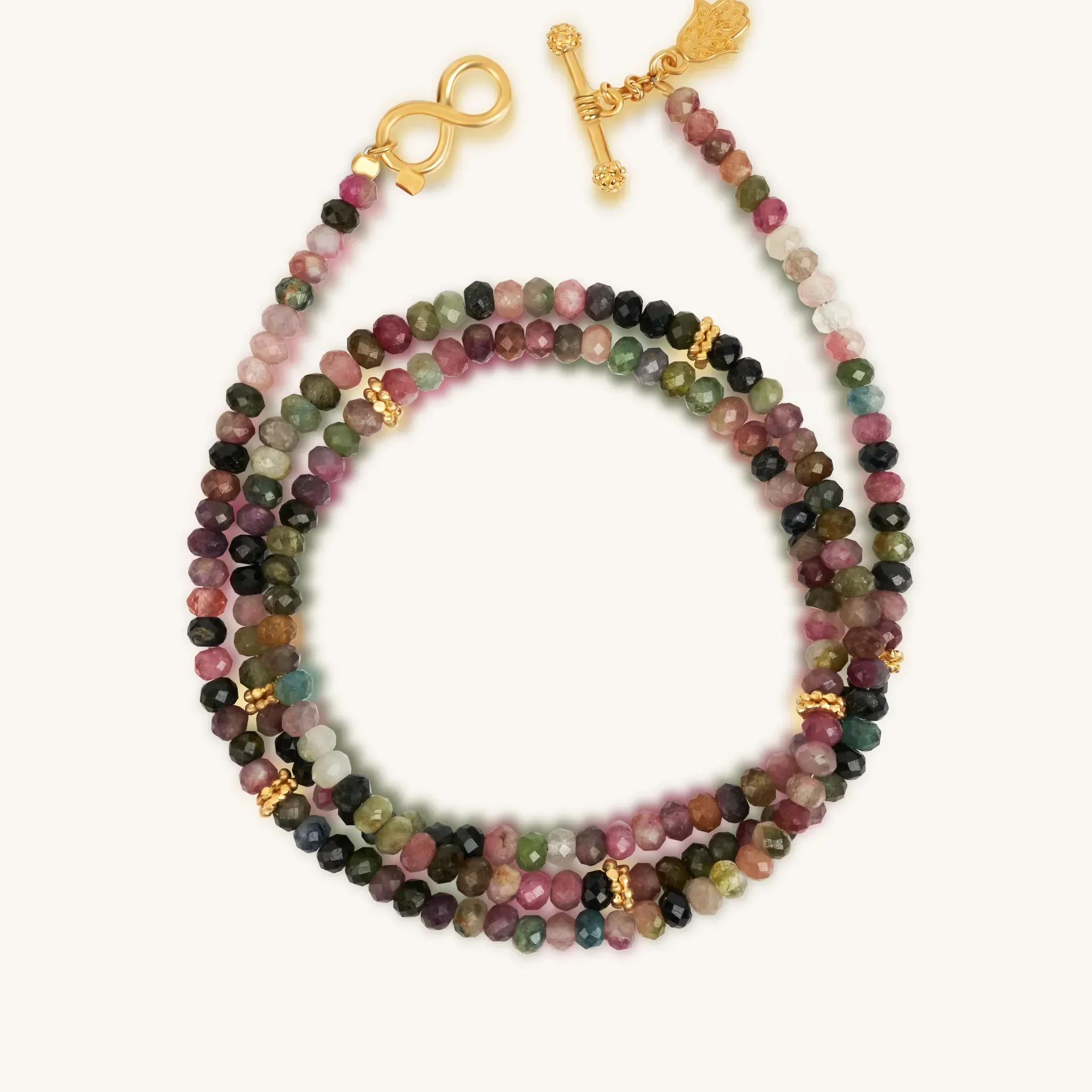 Infinite Aspiration Tourmaline Wrap Bracelet - Image 4