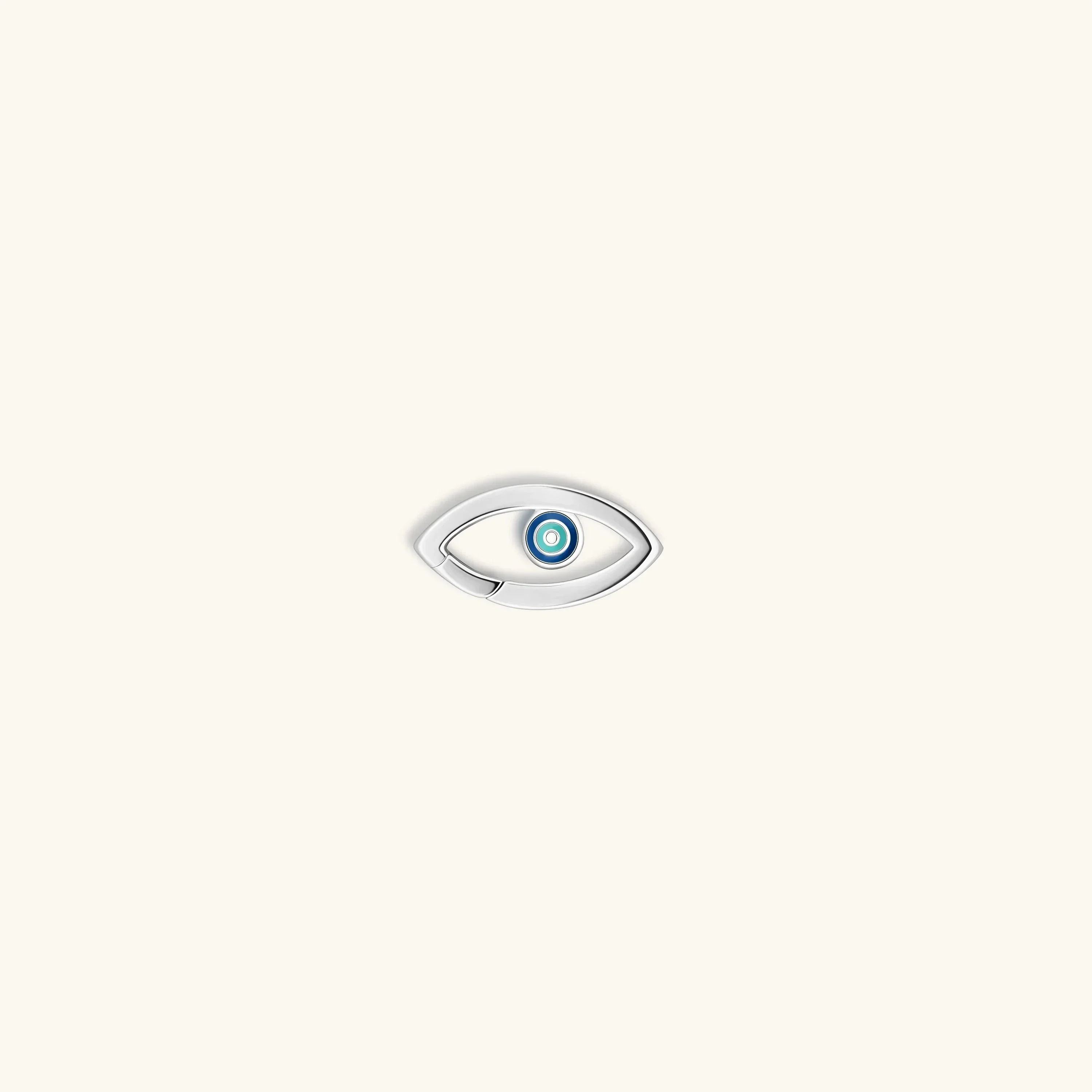 Infinite Protection - Silver Evil Eye Lock