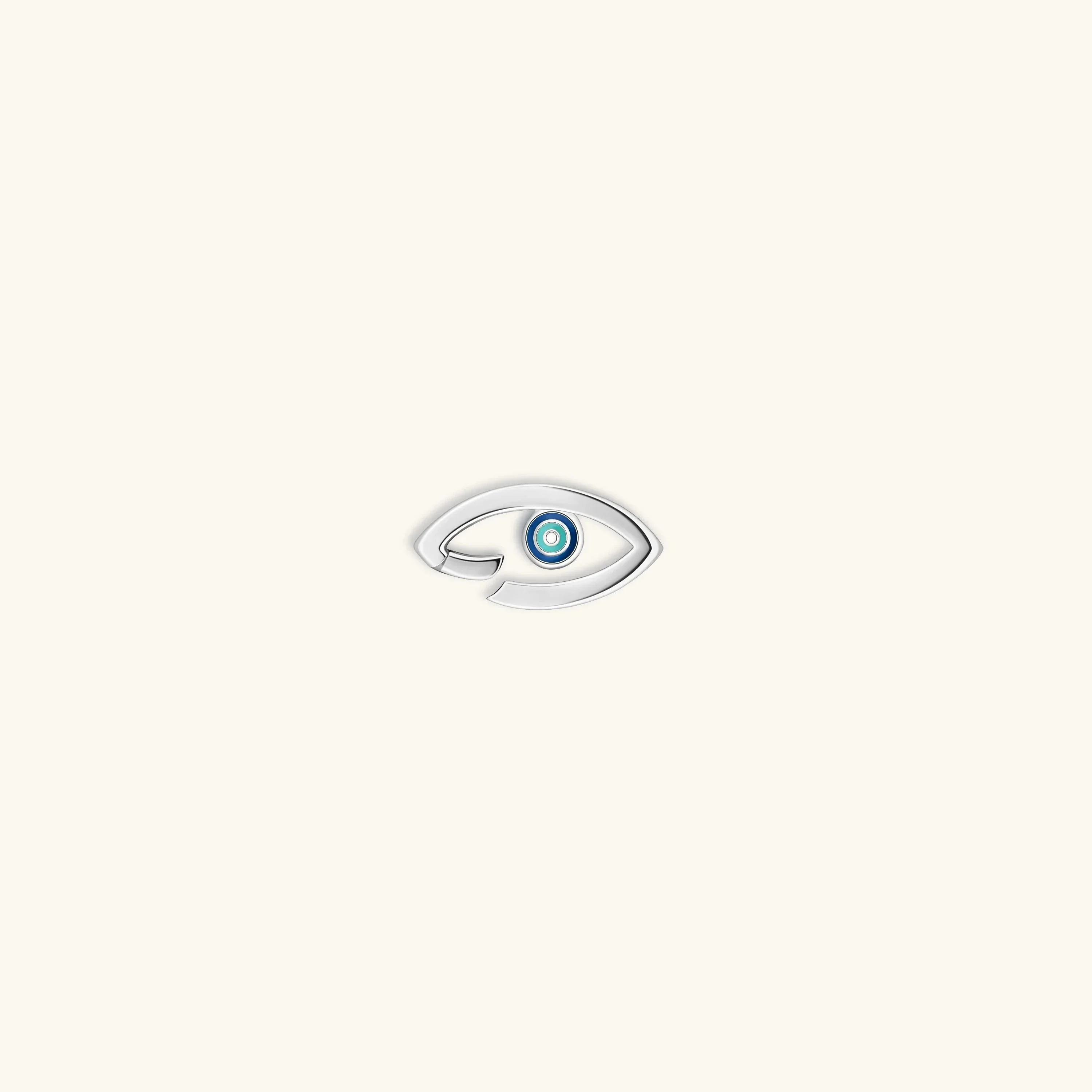 Infinite Protection - Silver Evil Eye Lock - Image 3