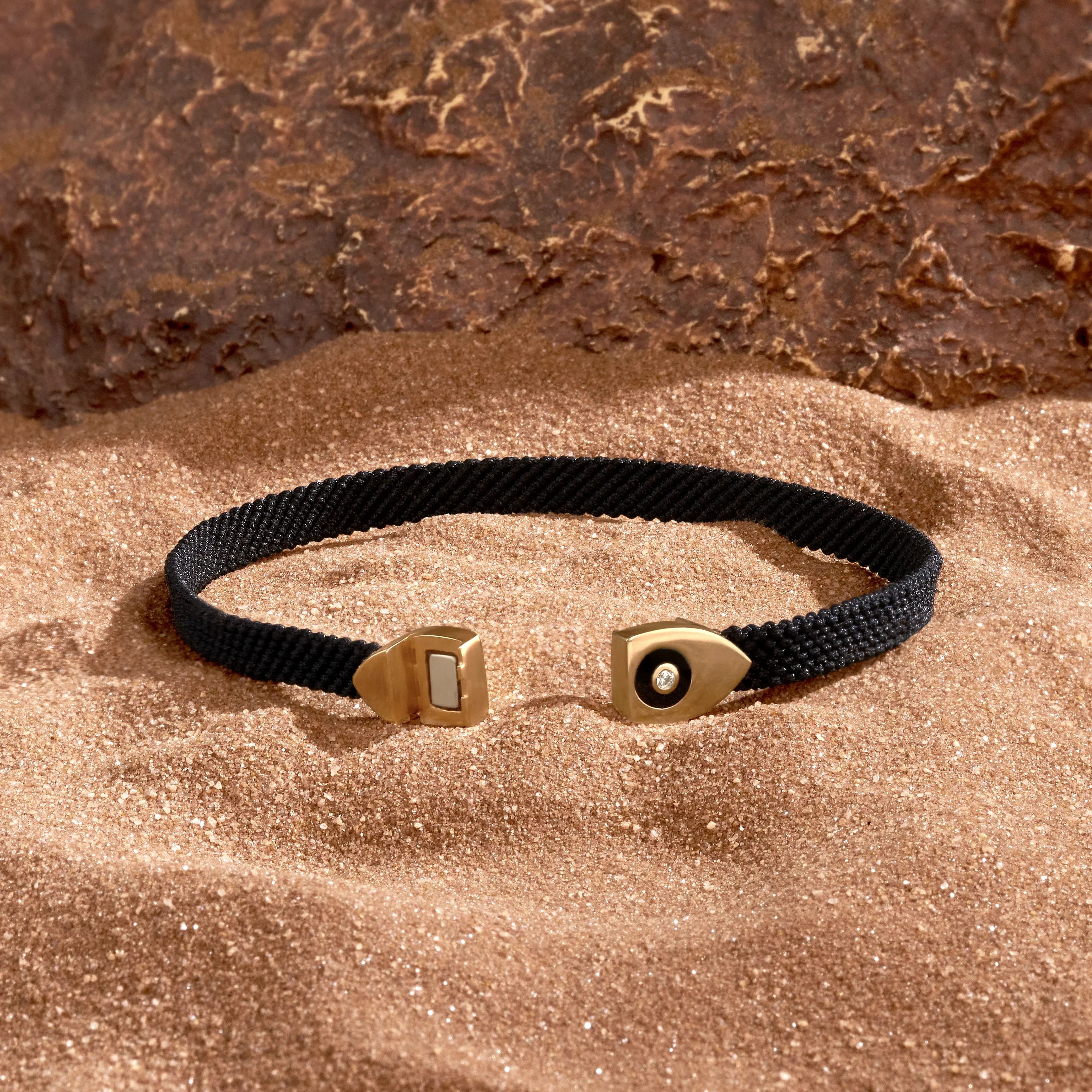 Infinite Success Men’s Evil Eye Black String Bracelet - Image 3
