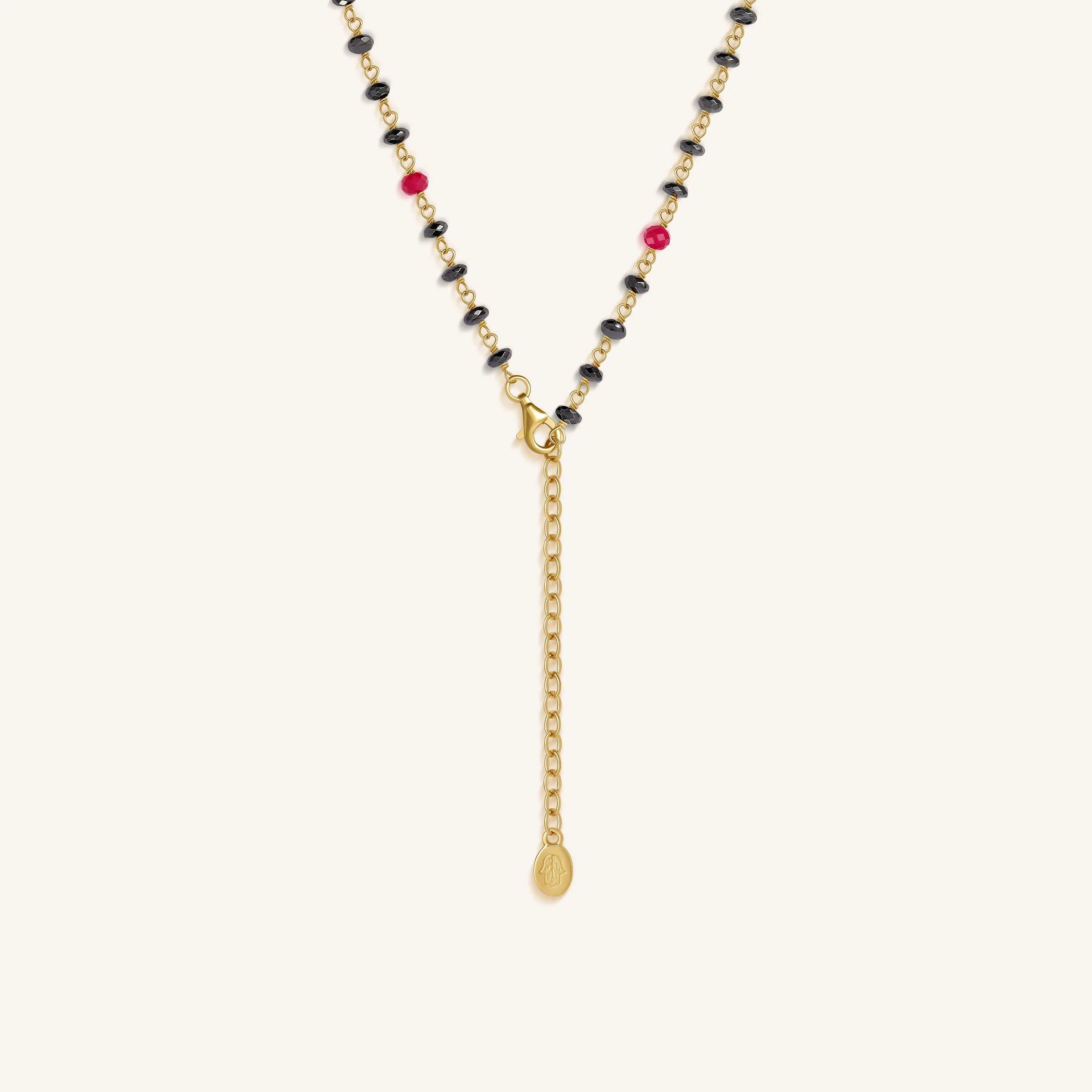 Inner Light Hamsa Gold Necklace - Image 4