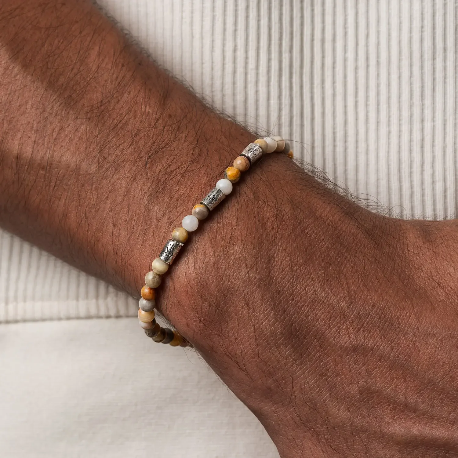 Inner Strength African Opal & Jasper Bracelet - Image 2