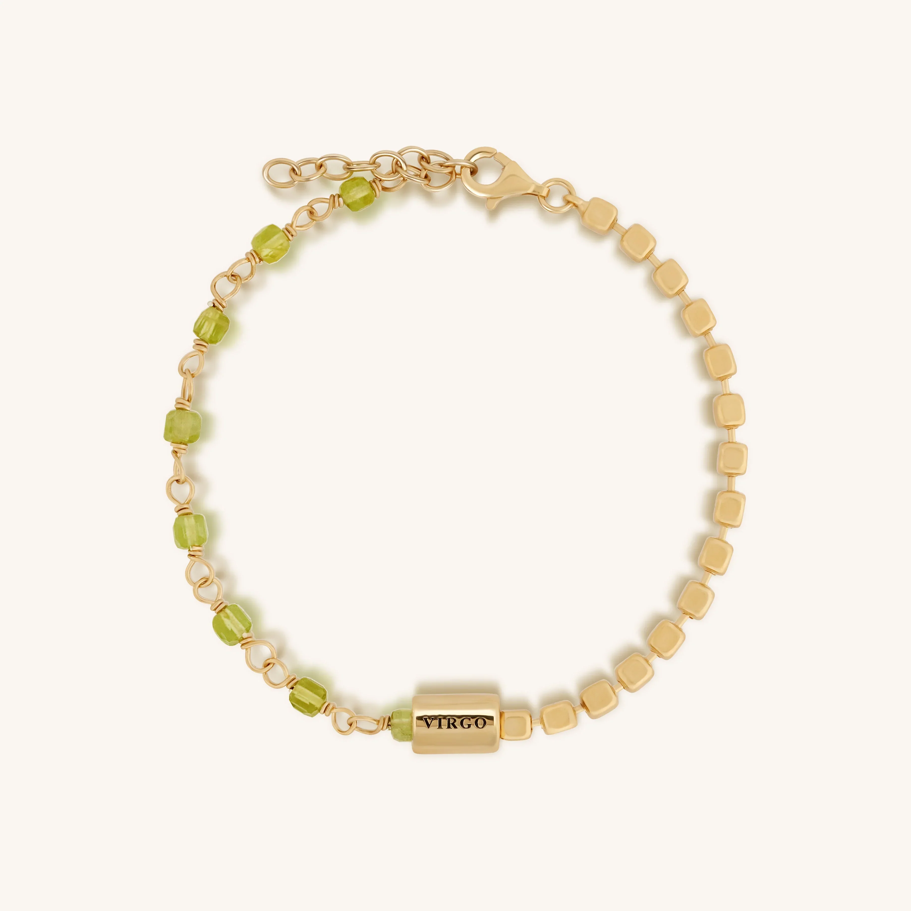 Inspired Perfectionist Virgo Peridot Bracelet - Image 3