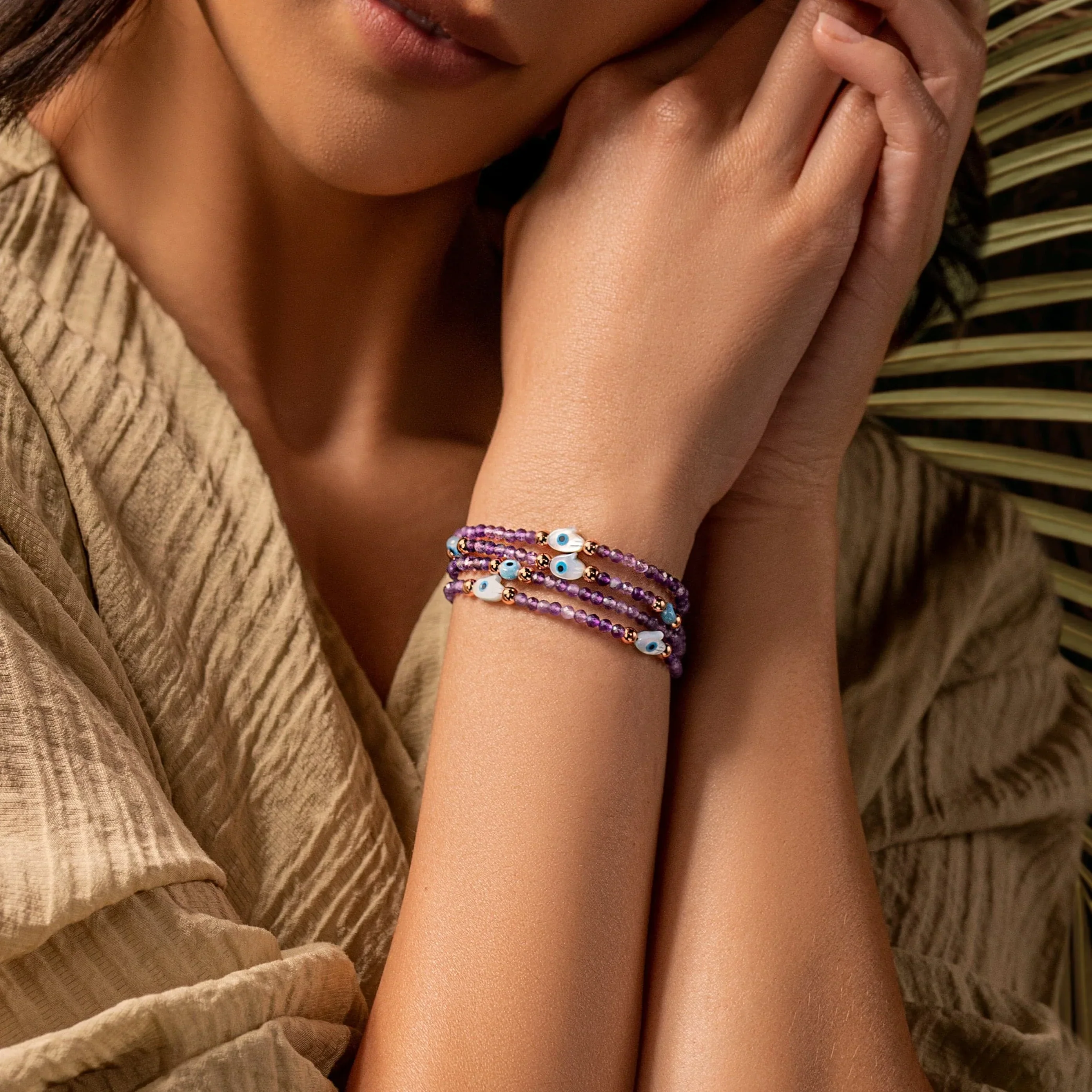 Intuition Amplifier - Amethyst Stone Bracelet - Image 2