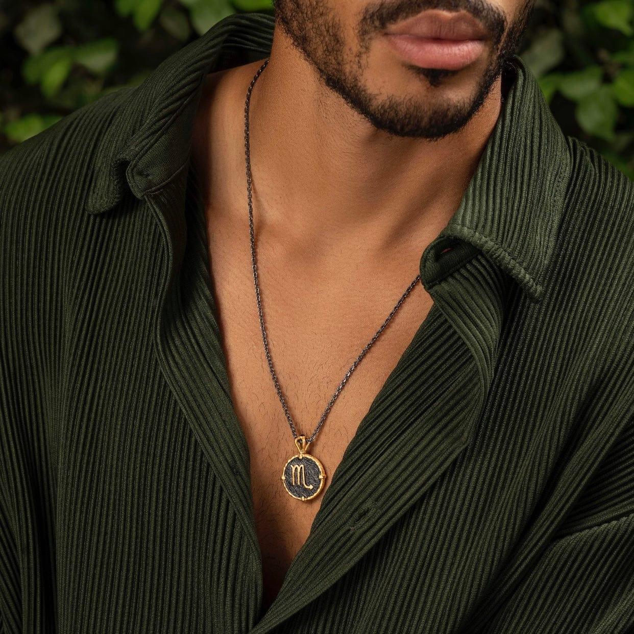 Intuitive Bravery - Scorpio Zodiac Onyx Necklace - Image 2