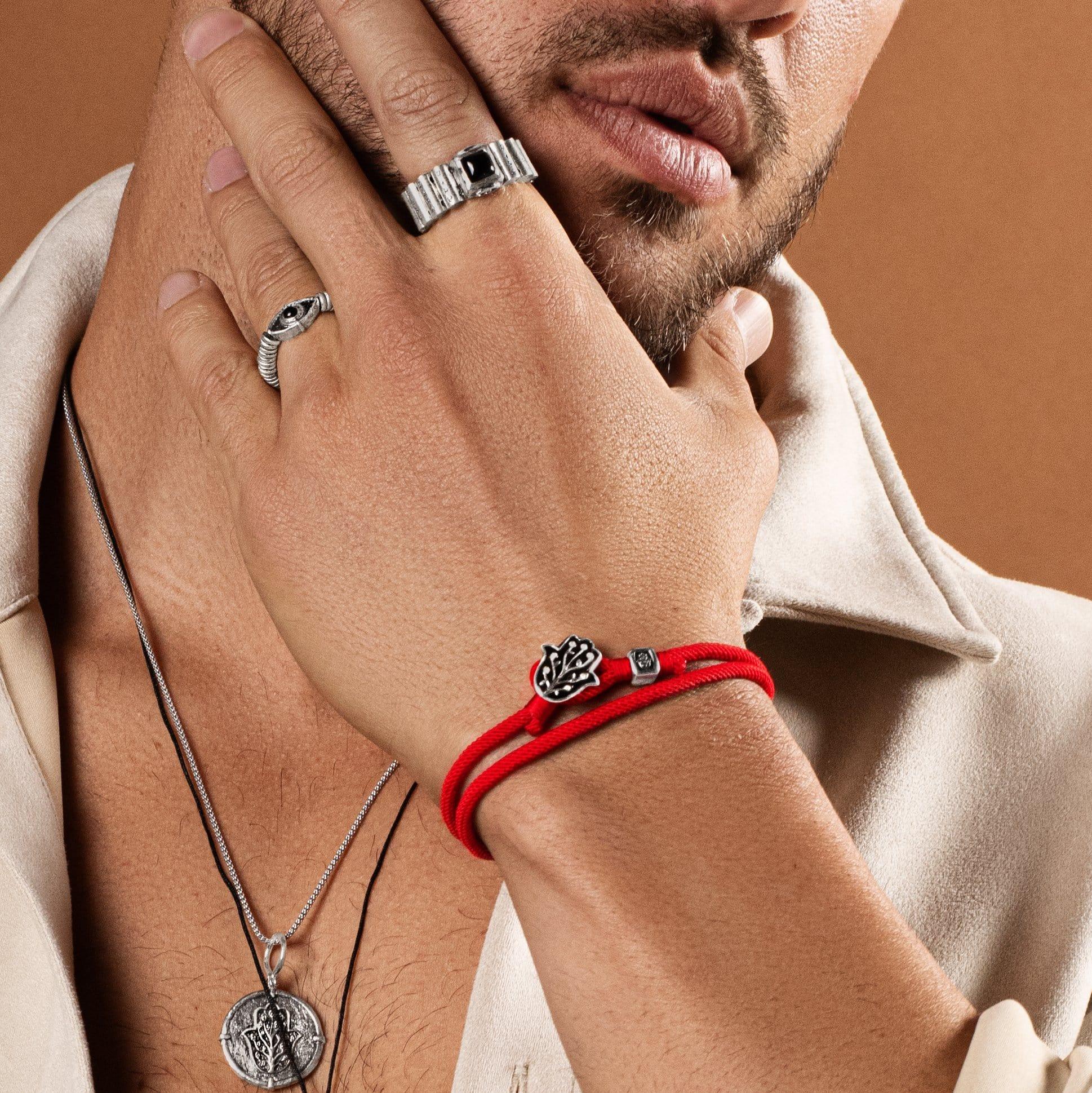 Invisible Armor - Heishi Evil Eye Onyx Ring - Image 4