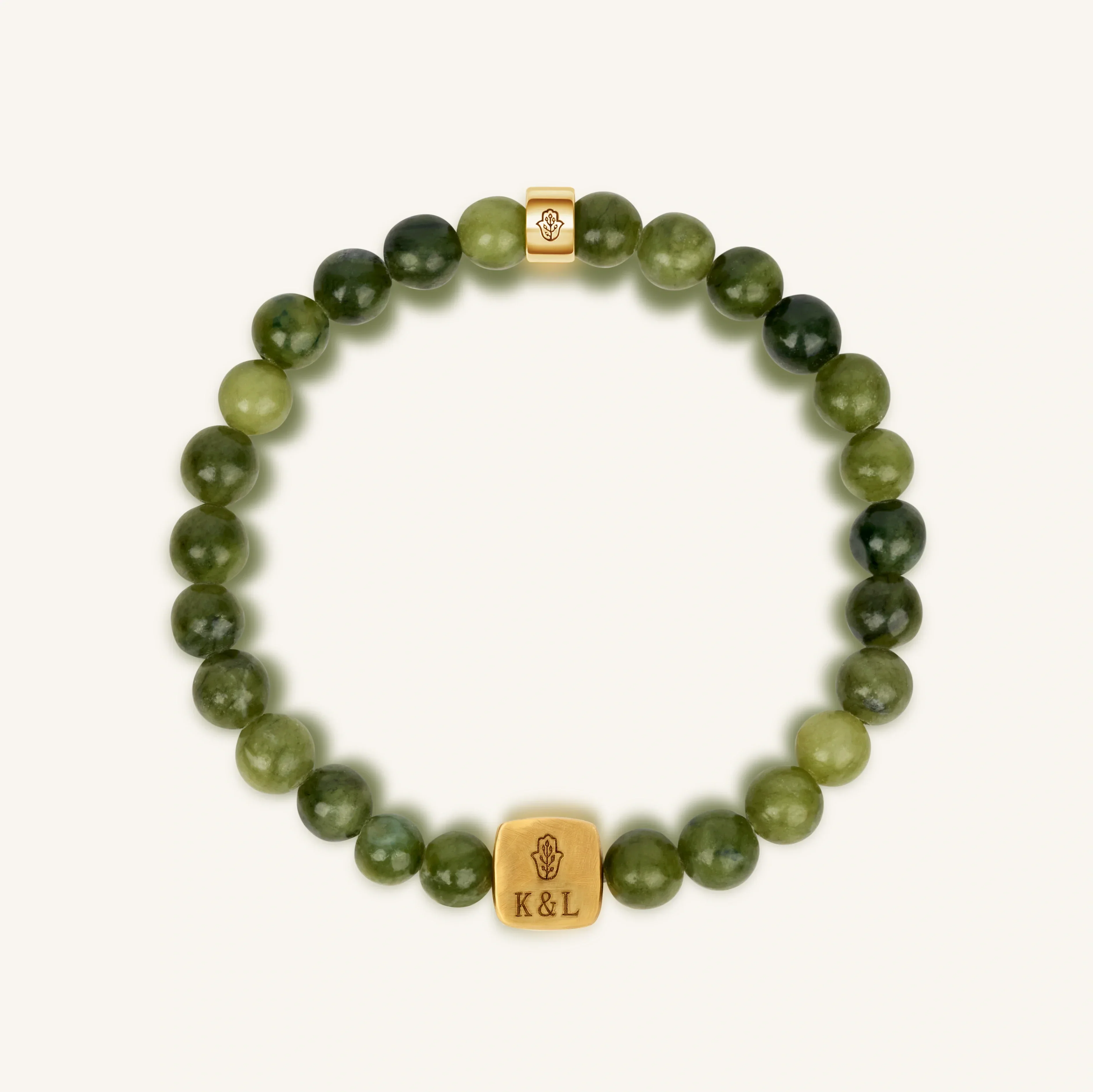 Karmic Elevation Jade & Amethyst Bracelet - Image 6