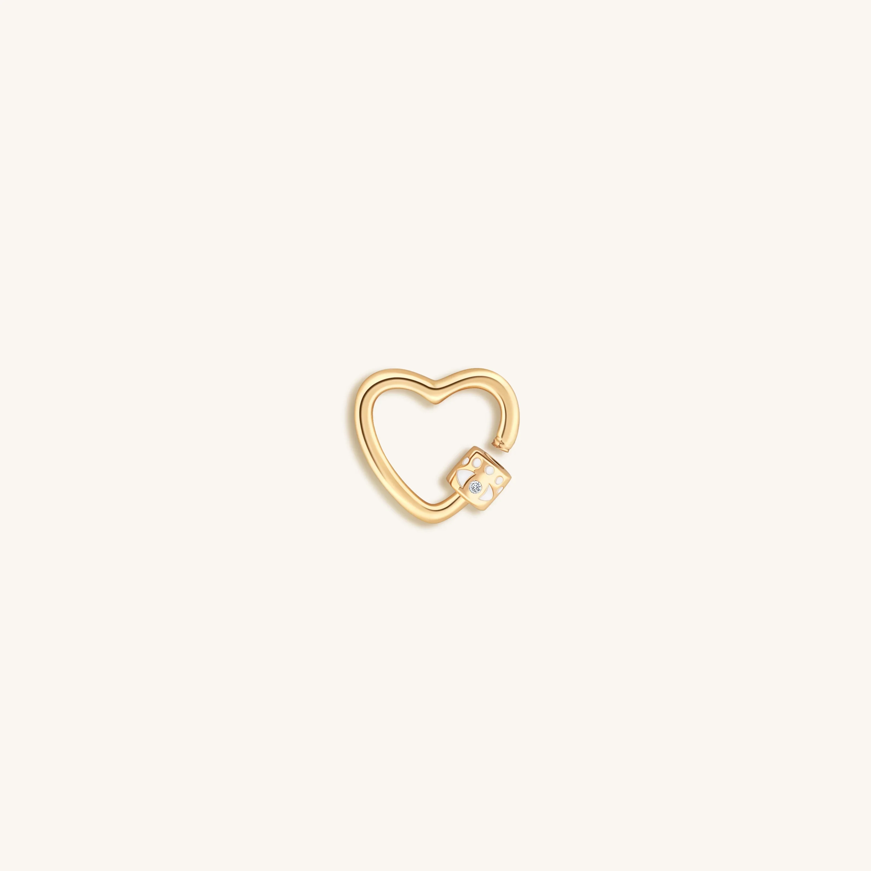 Latched in Love - Gold Heart Lock - Image 3