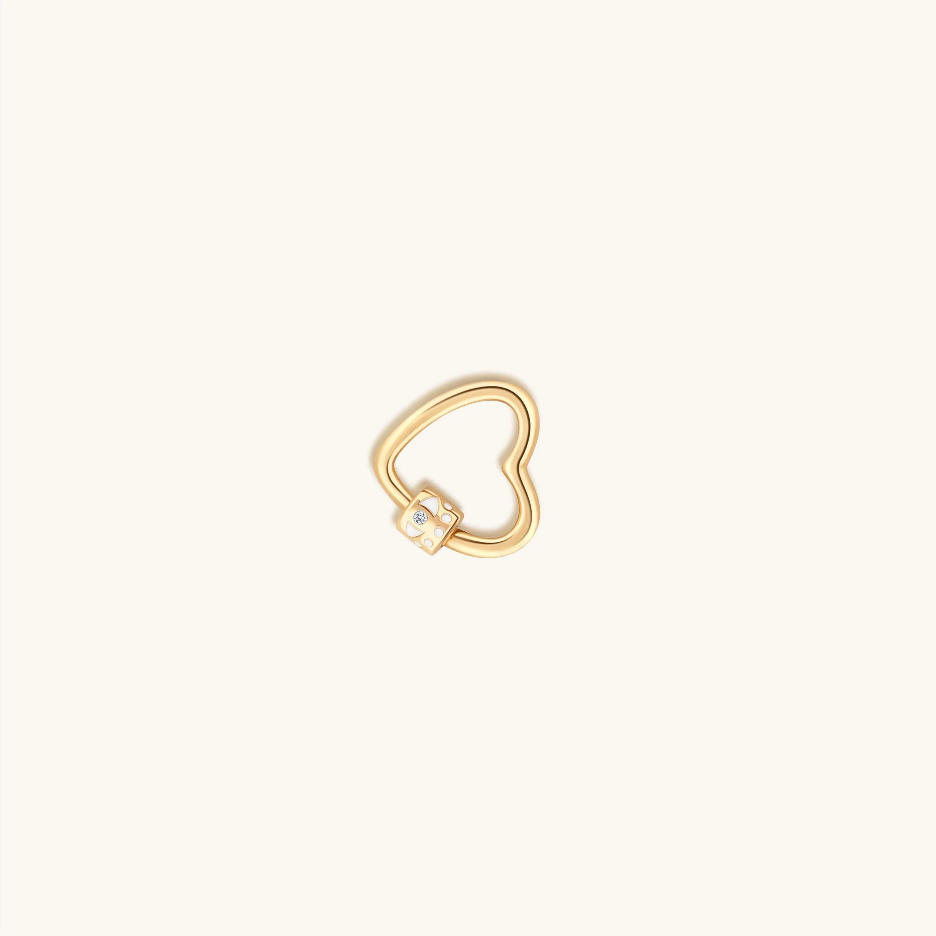 Latched in Love - Gold Heart Lock - Image 5
