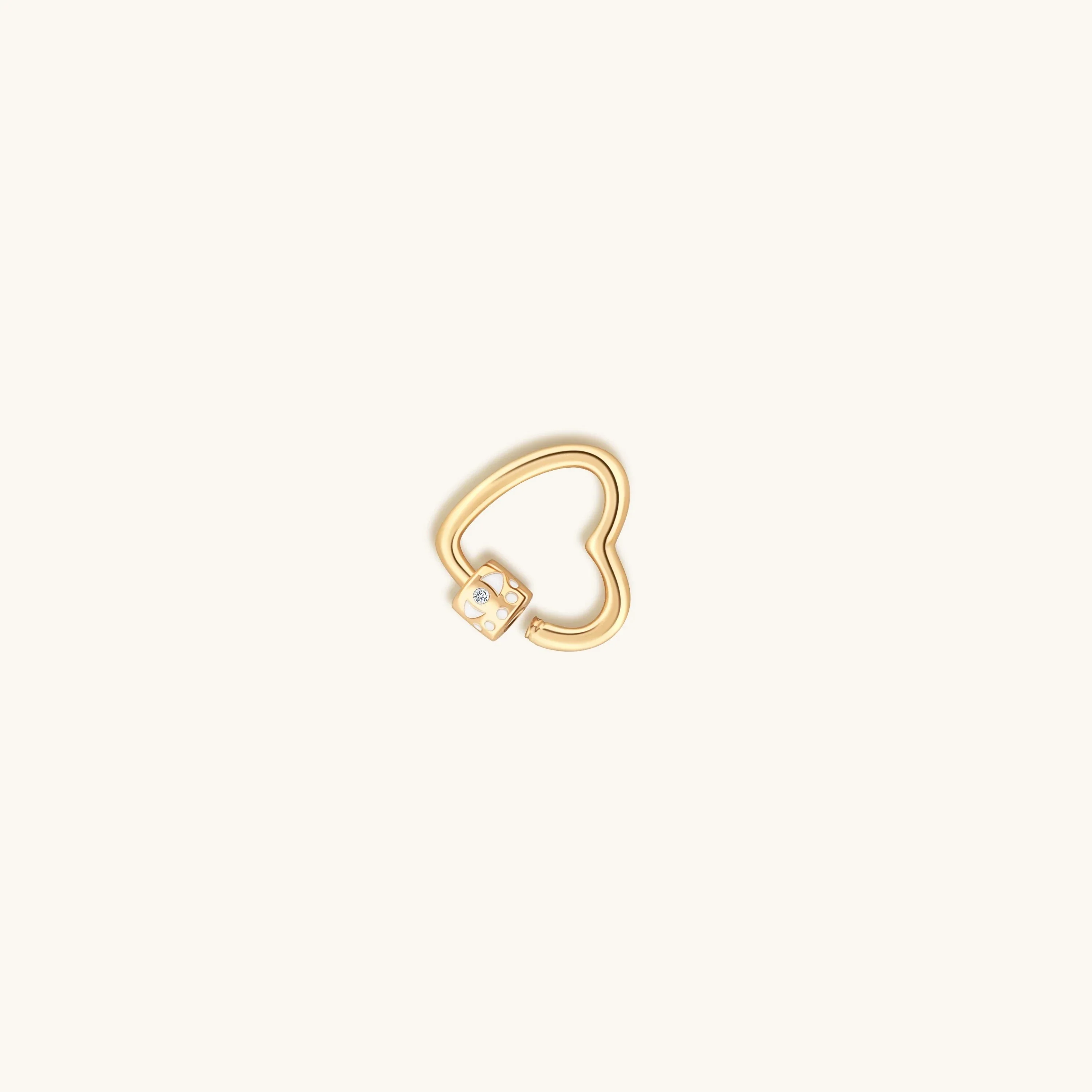 Latched in Love - Gold Heart Lock - Image 7