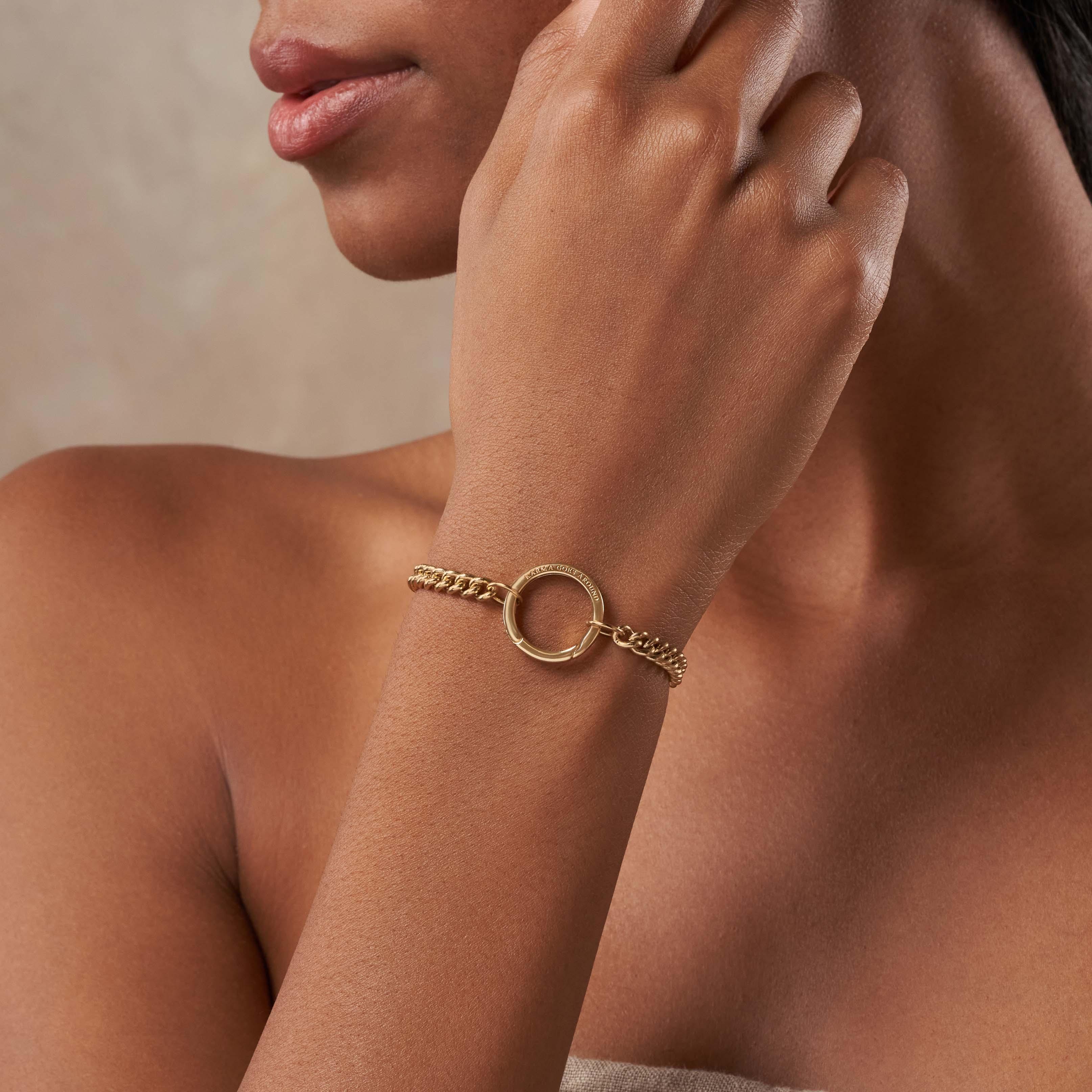 Linked in Love - Gold Bracelet - Image 2