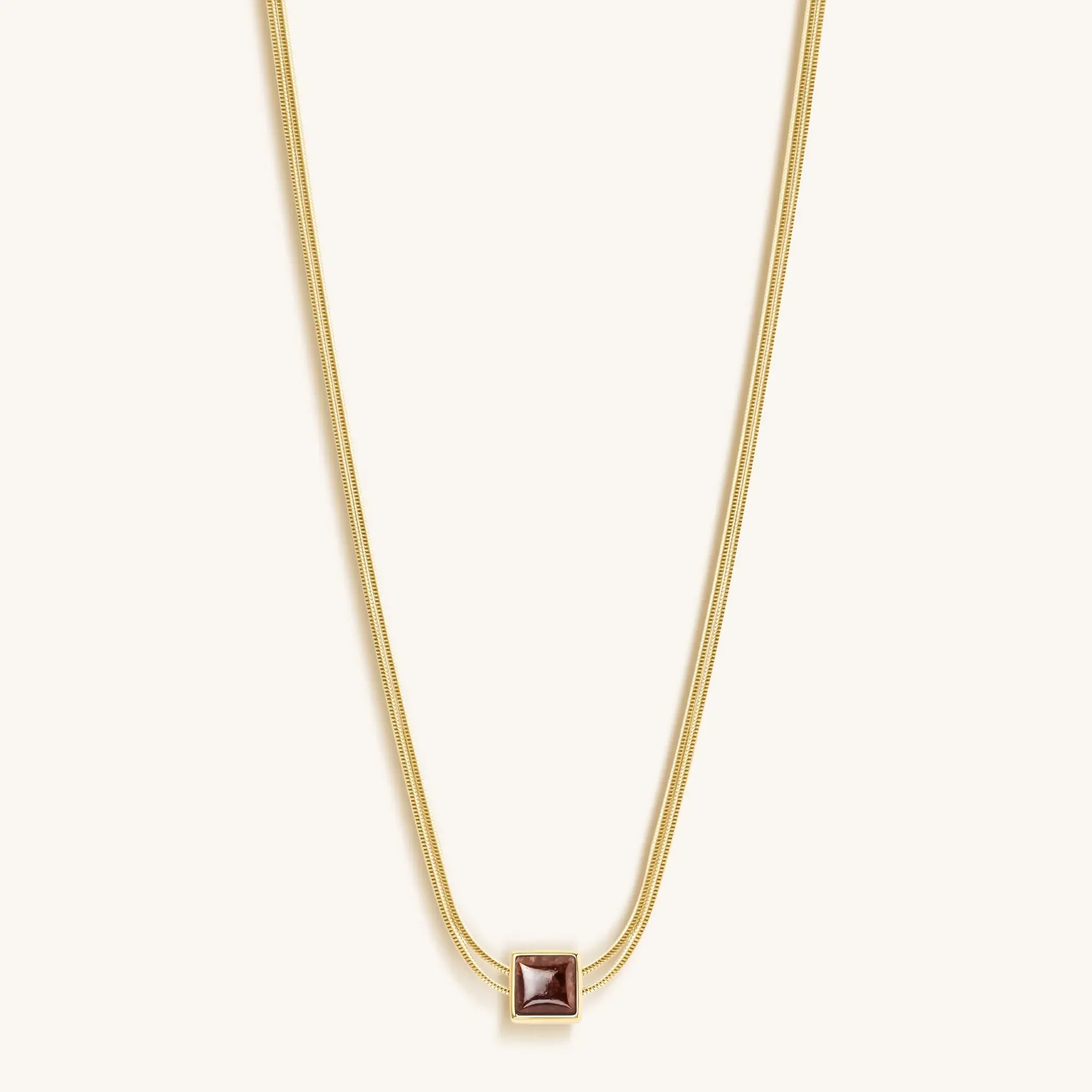 Love & Cherish - Ruby Evil Eye July Birthstone Necklace - Image 4