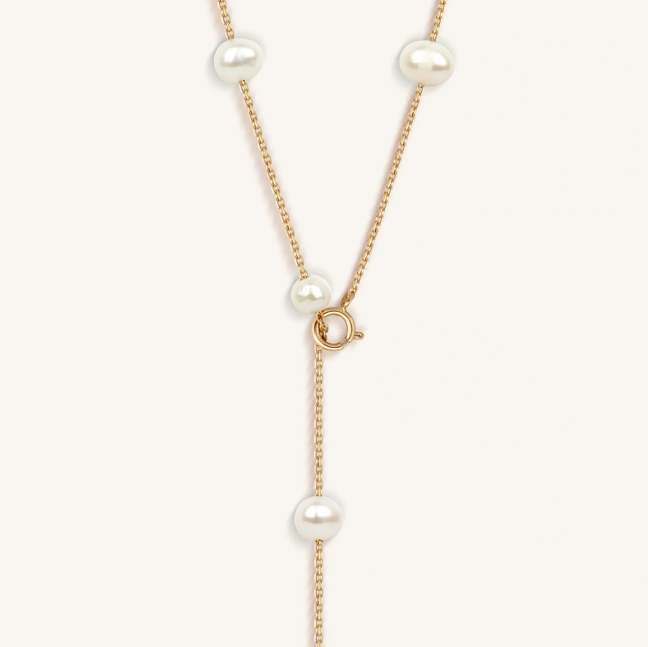 Love’s Promise Pearl Chain Necklace - Image 3