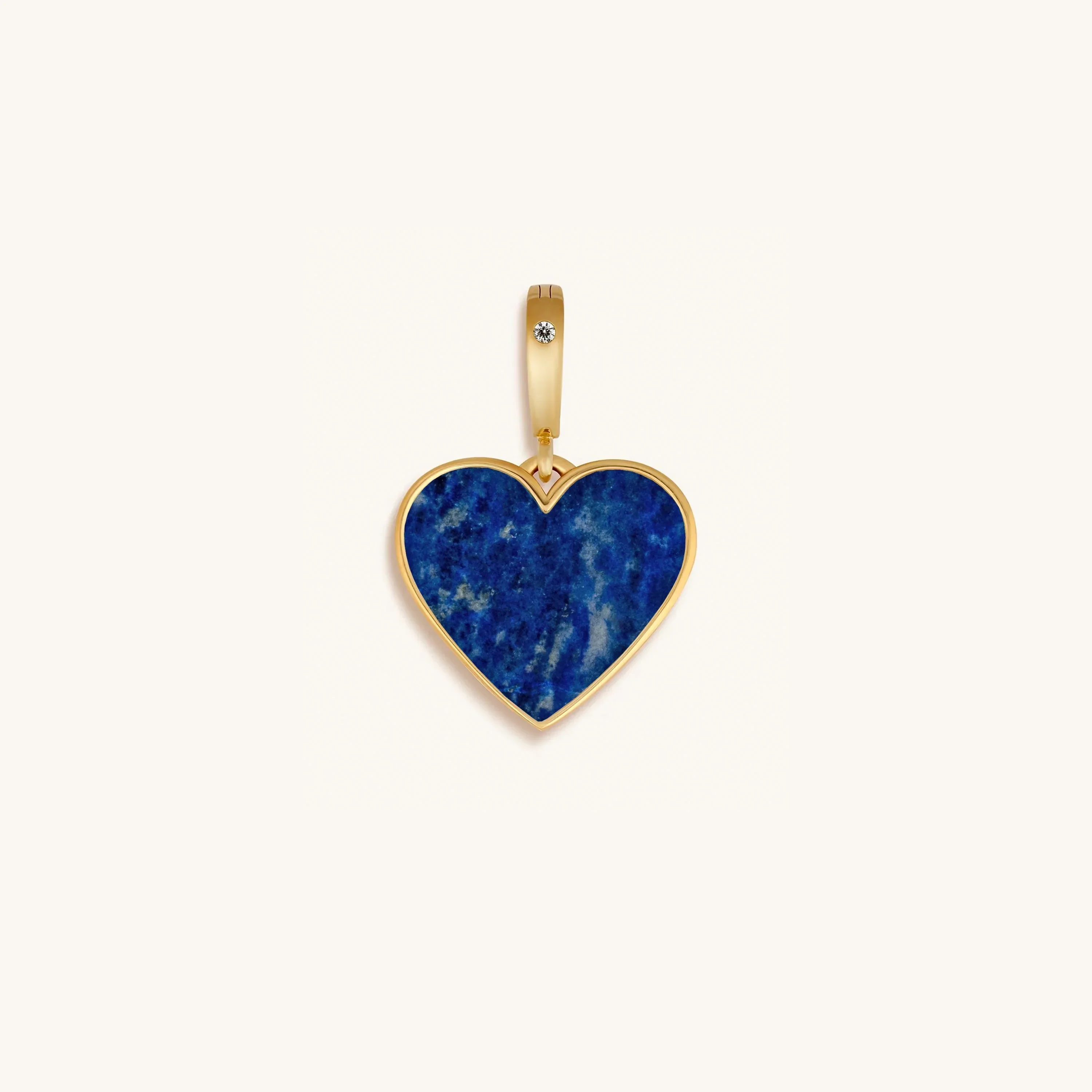 Love’s Wisdom Lapis Lazuli Heart Charm