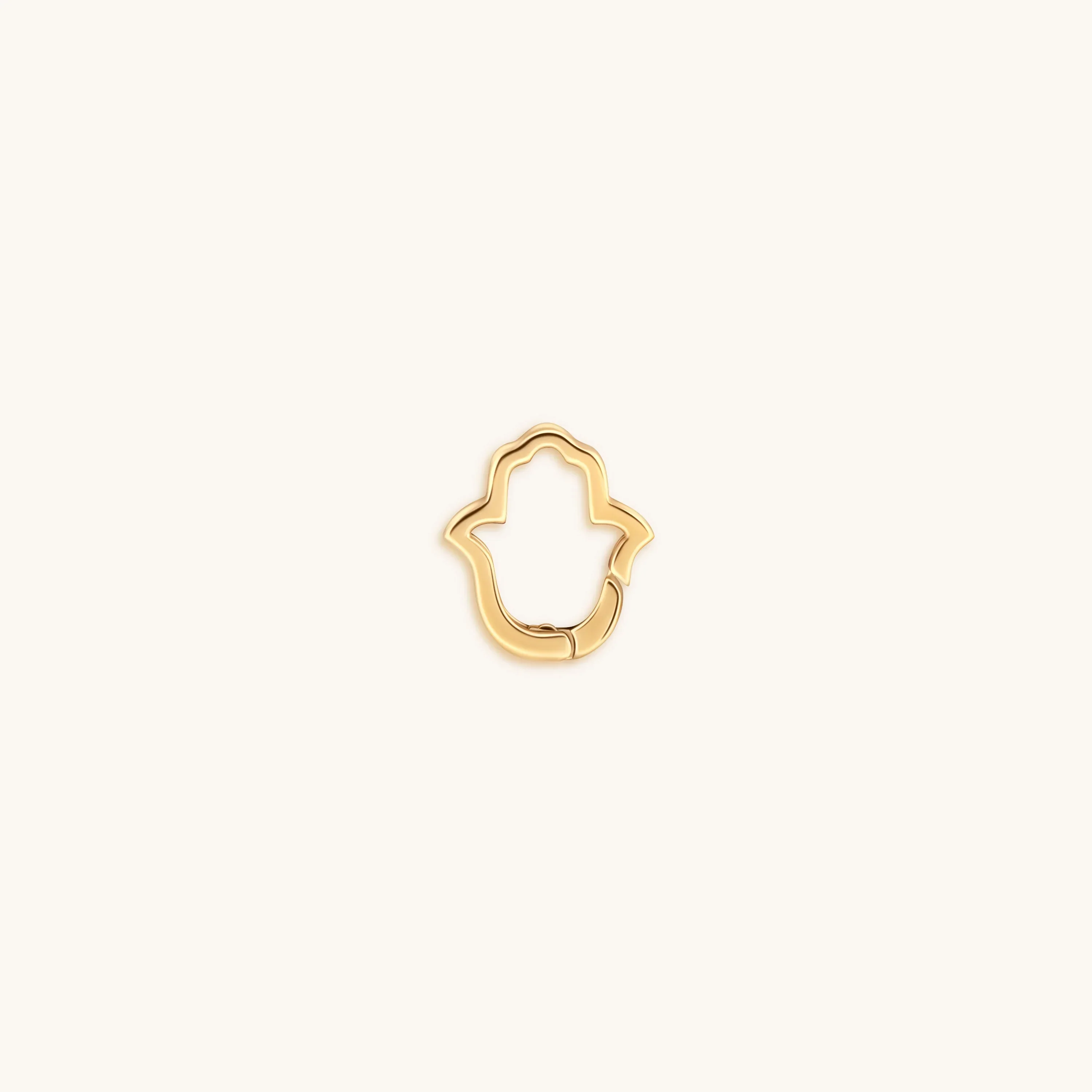 Loyal Link - Gold Hamsa Lock