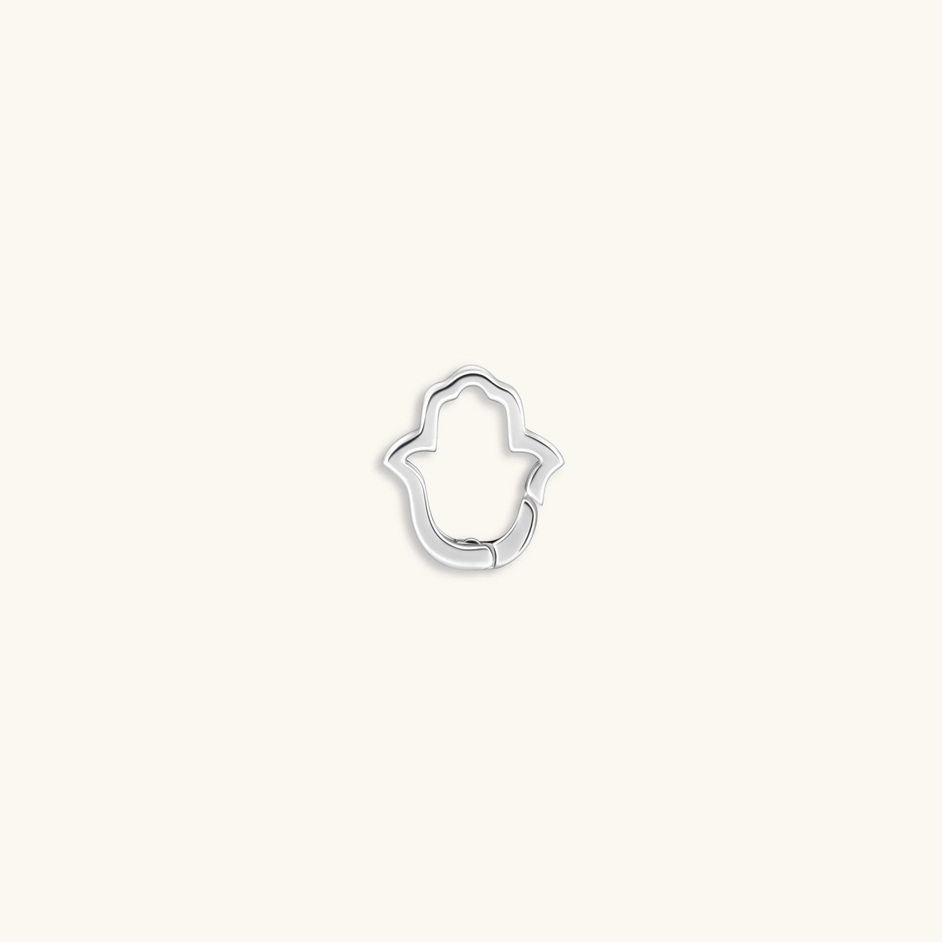 Loyal Link - Silver Hamsa Lock