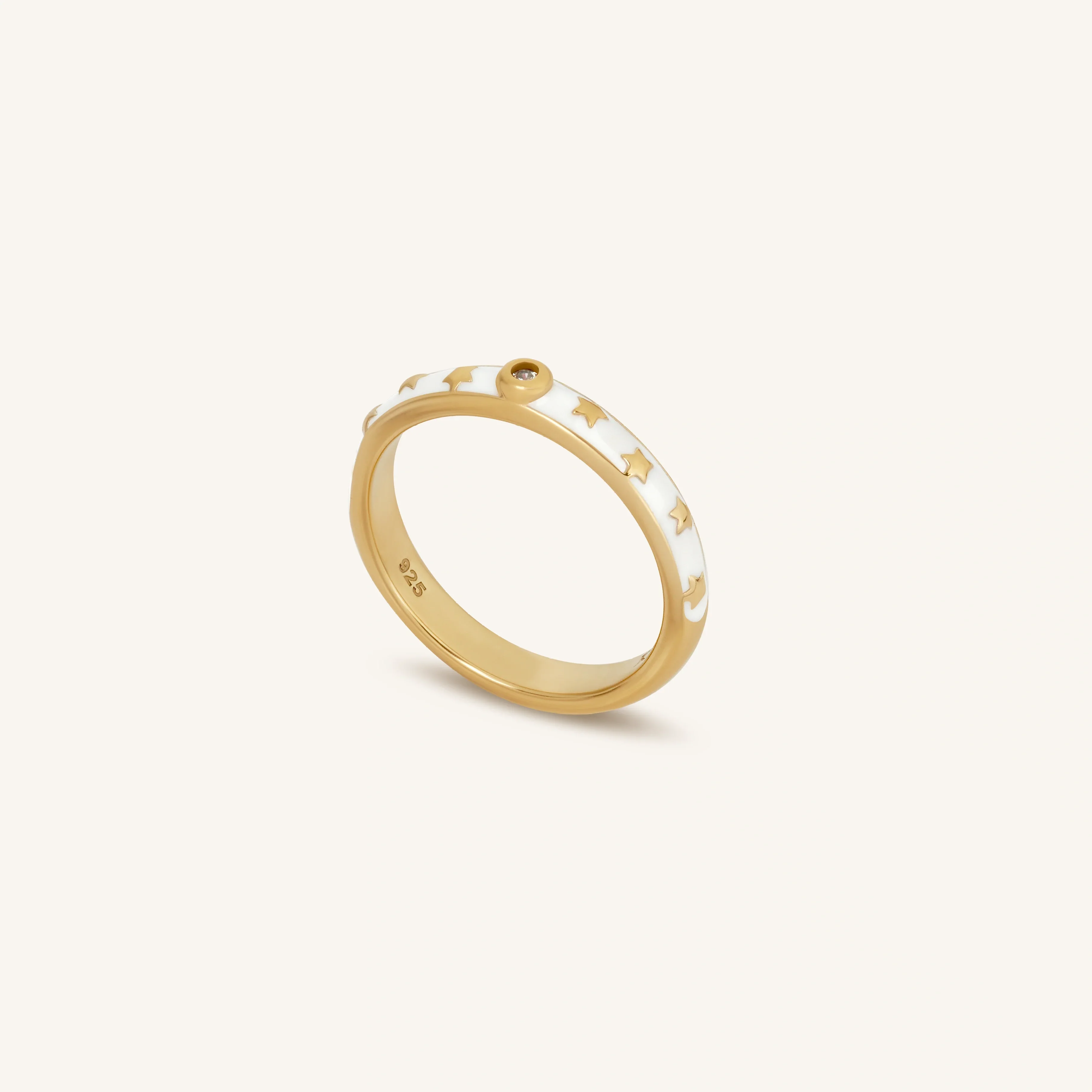 Luminous Aura Gold Stars Ring - Image 3