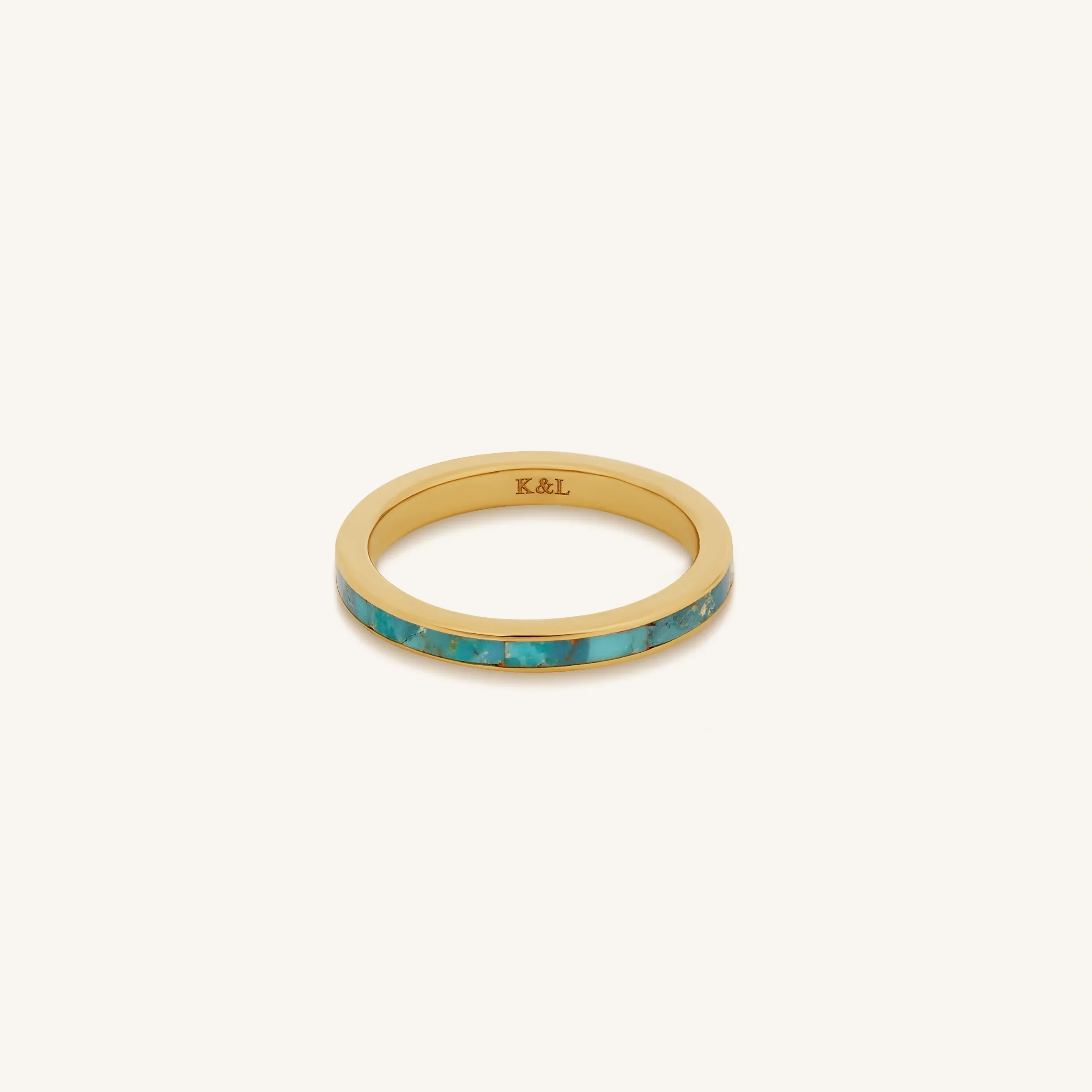 Luminous Soul Turquoise Gold Ring - Image 3