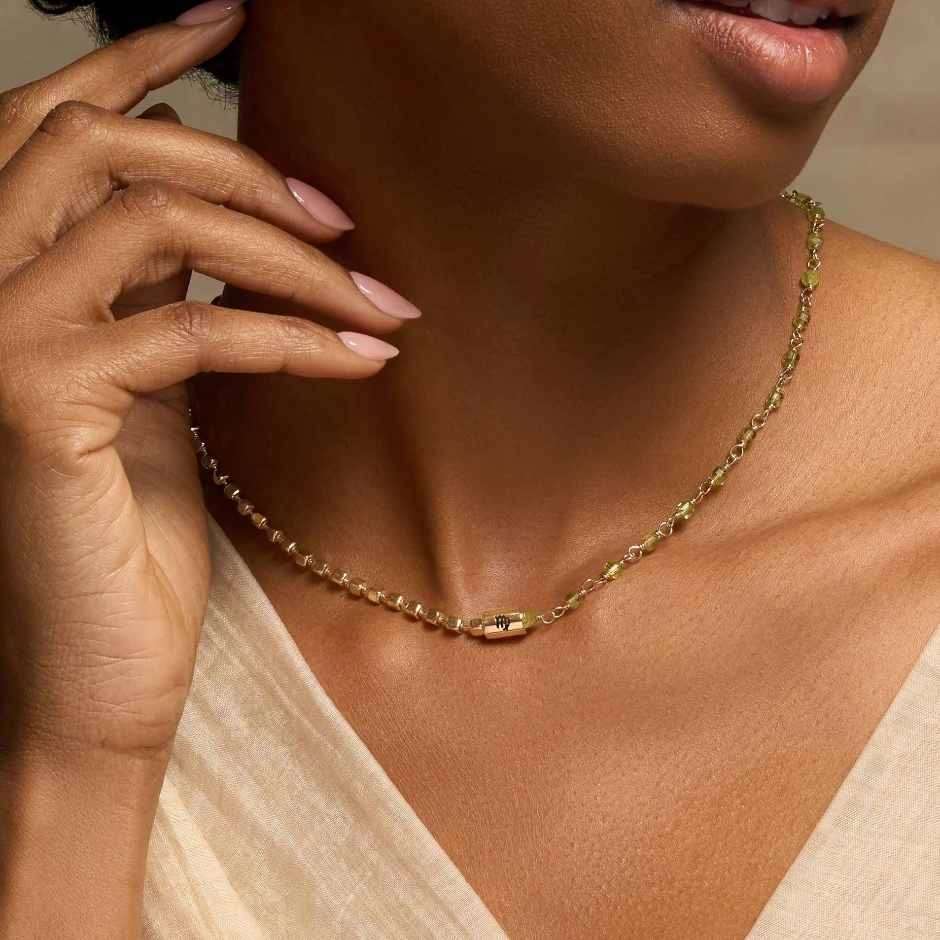 Luminous Vision Virgo Peridot Jewelry Set - Image 2