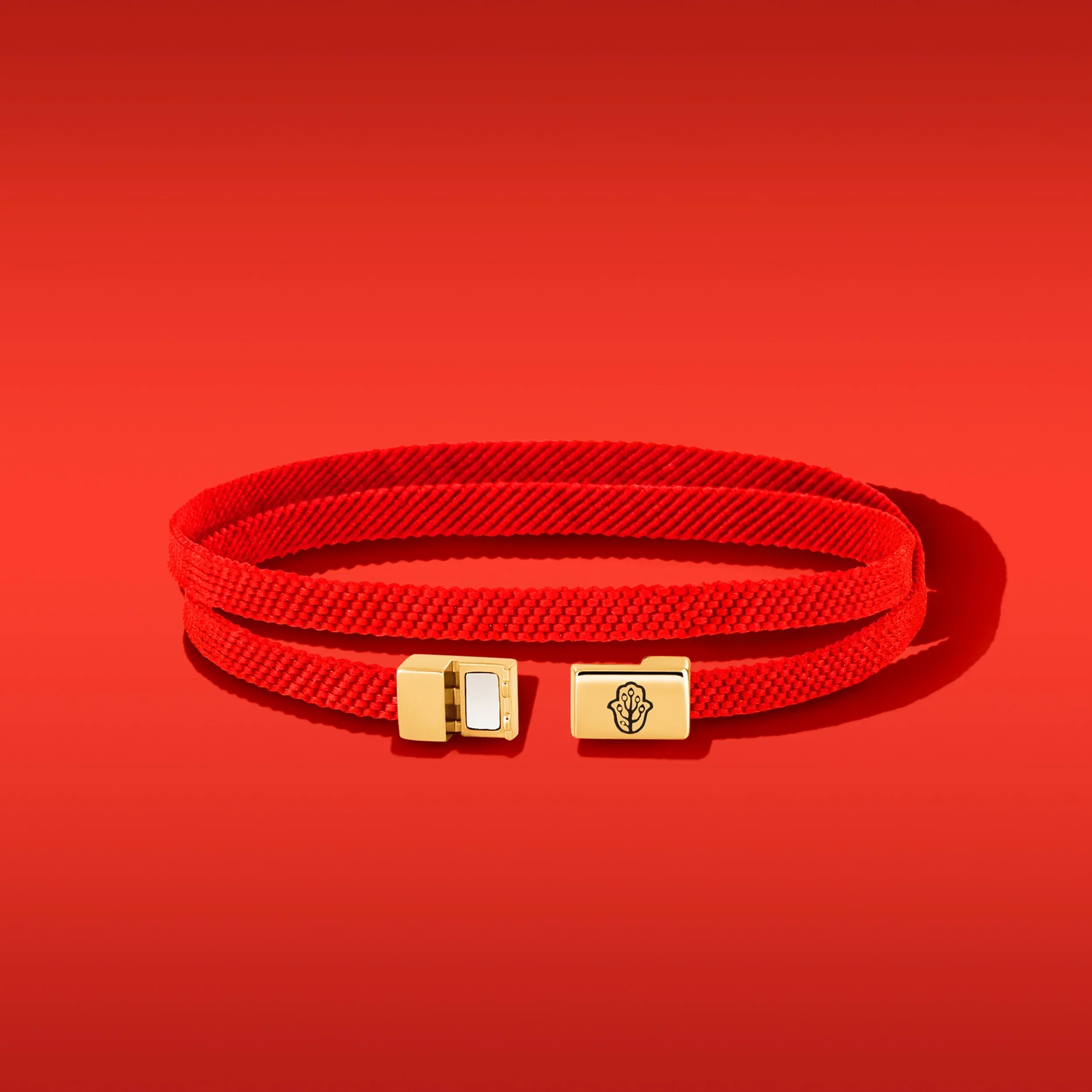 Magnetic Charisma - Red String Wrap Bracelet - Image 4