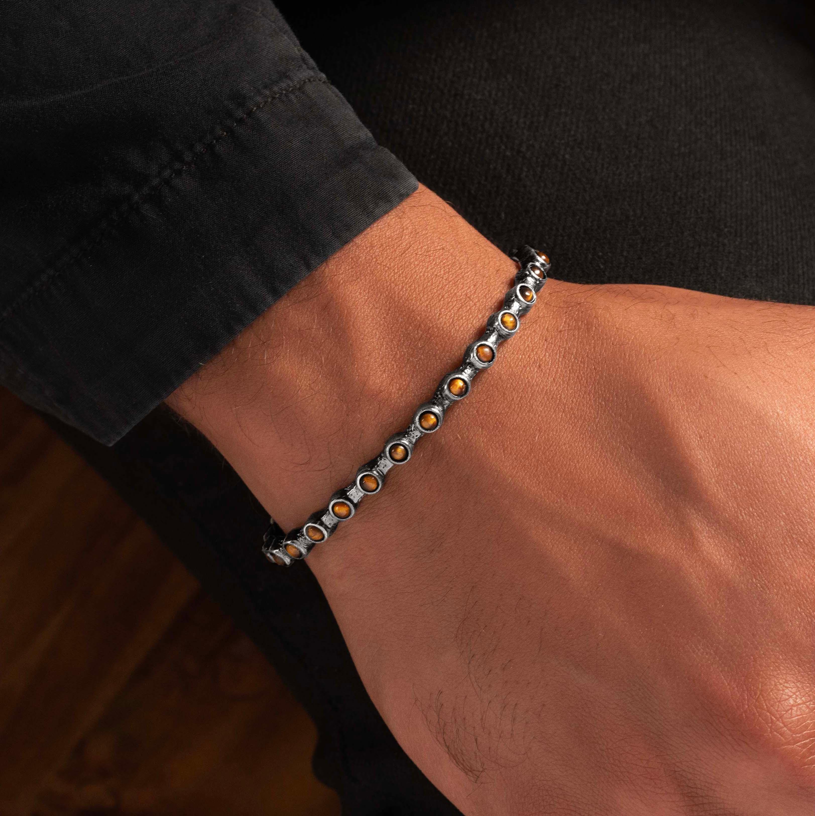 Majestic Guardian - Tiger's Eye Cuff - Image 2