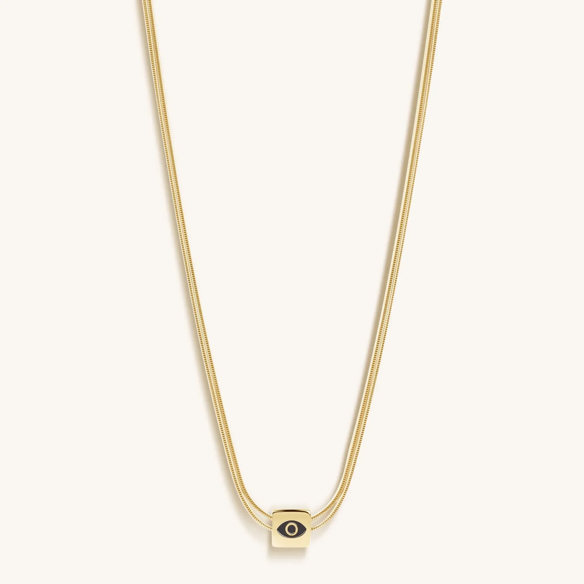 Manifest & Believe - Lapis Lazuli Evil Eye September Birthstone Necklace - Image 4