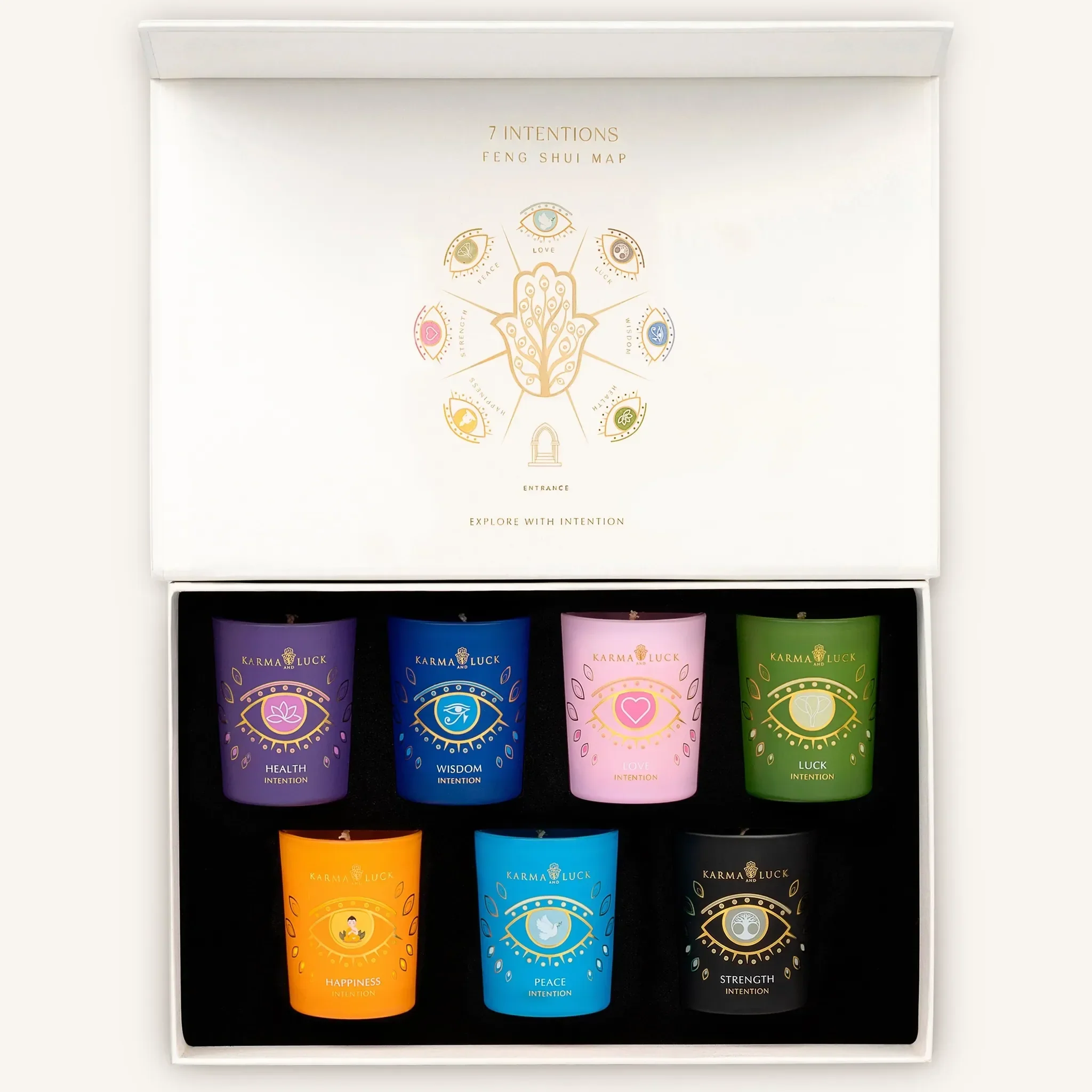Manifest Peace - Seven Intention Candle Set - Image 2