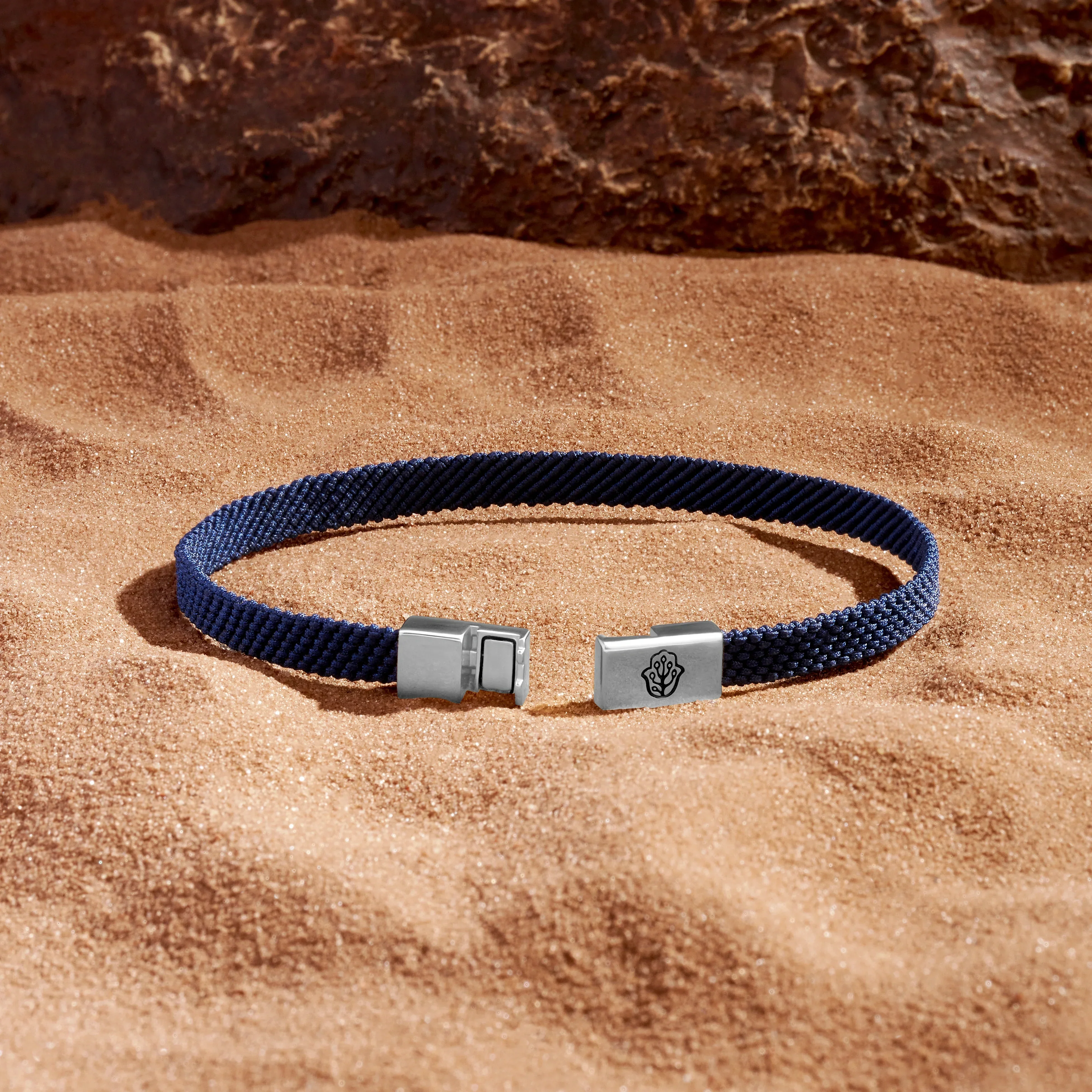 Men's Sublime Motivation Blue String Bracelet - Image 4