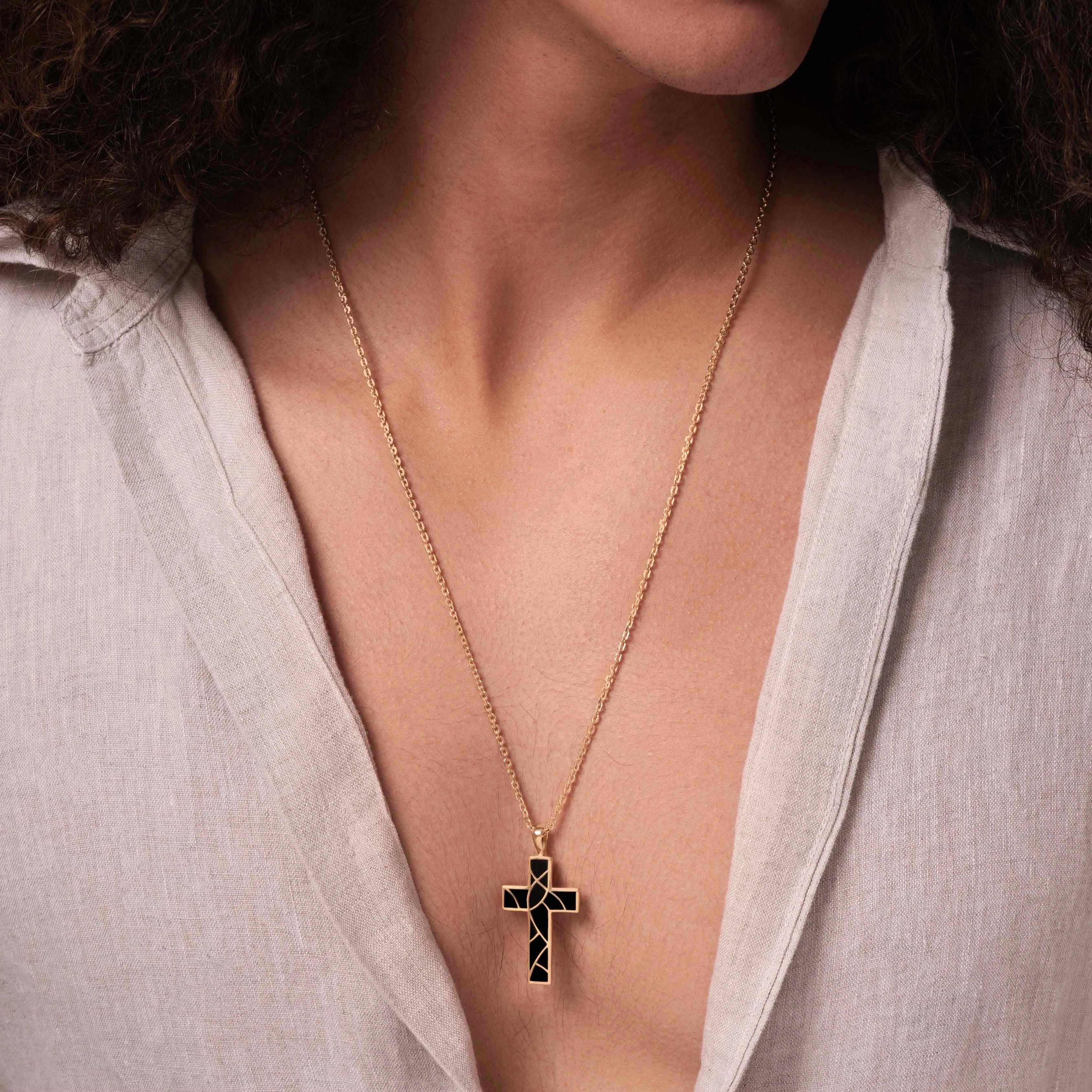 Miraculous Faith Cross Pendant Necklace - Image 6