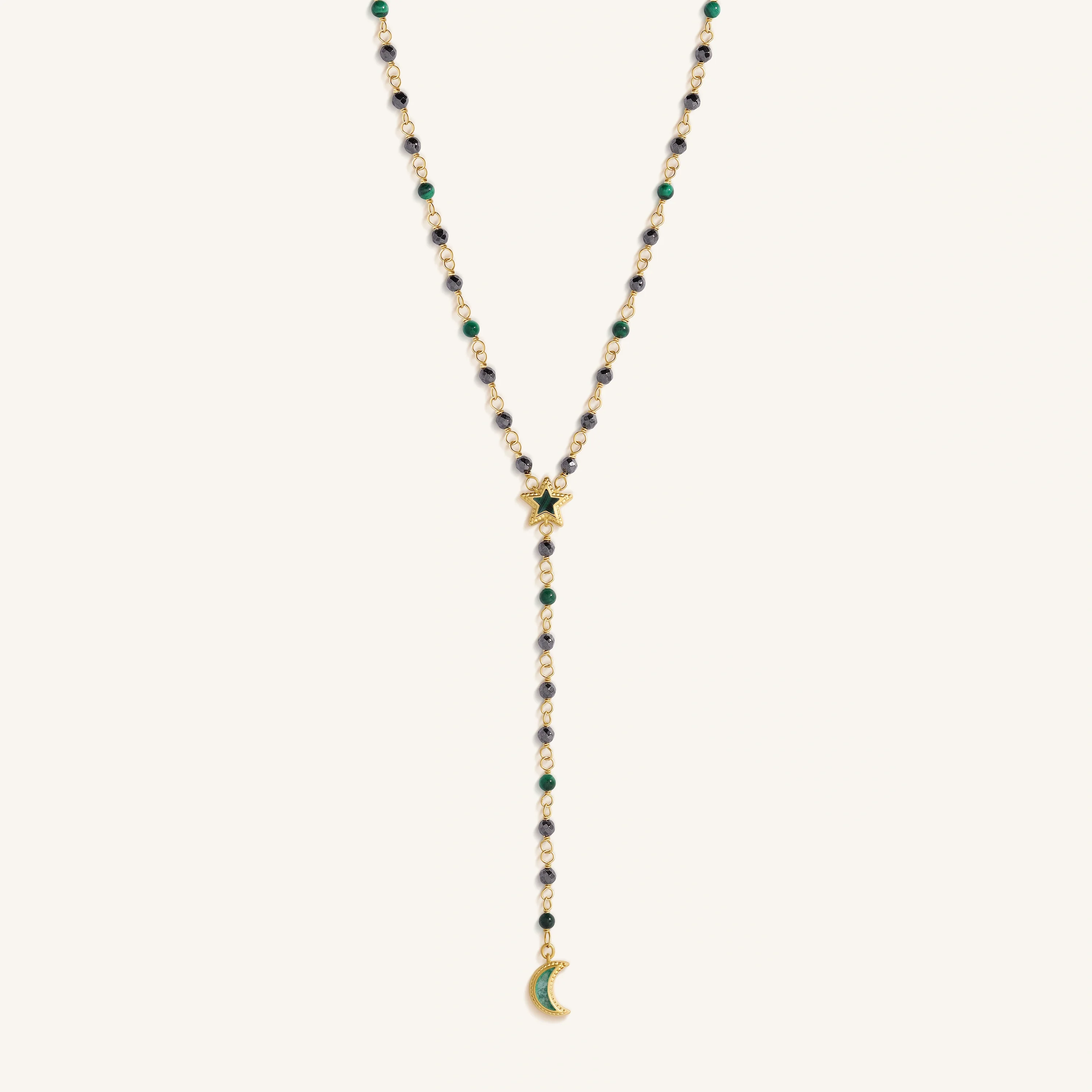 Moonlit Serenity Moon & Star Necklace
