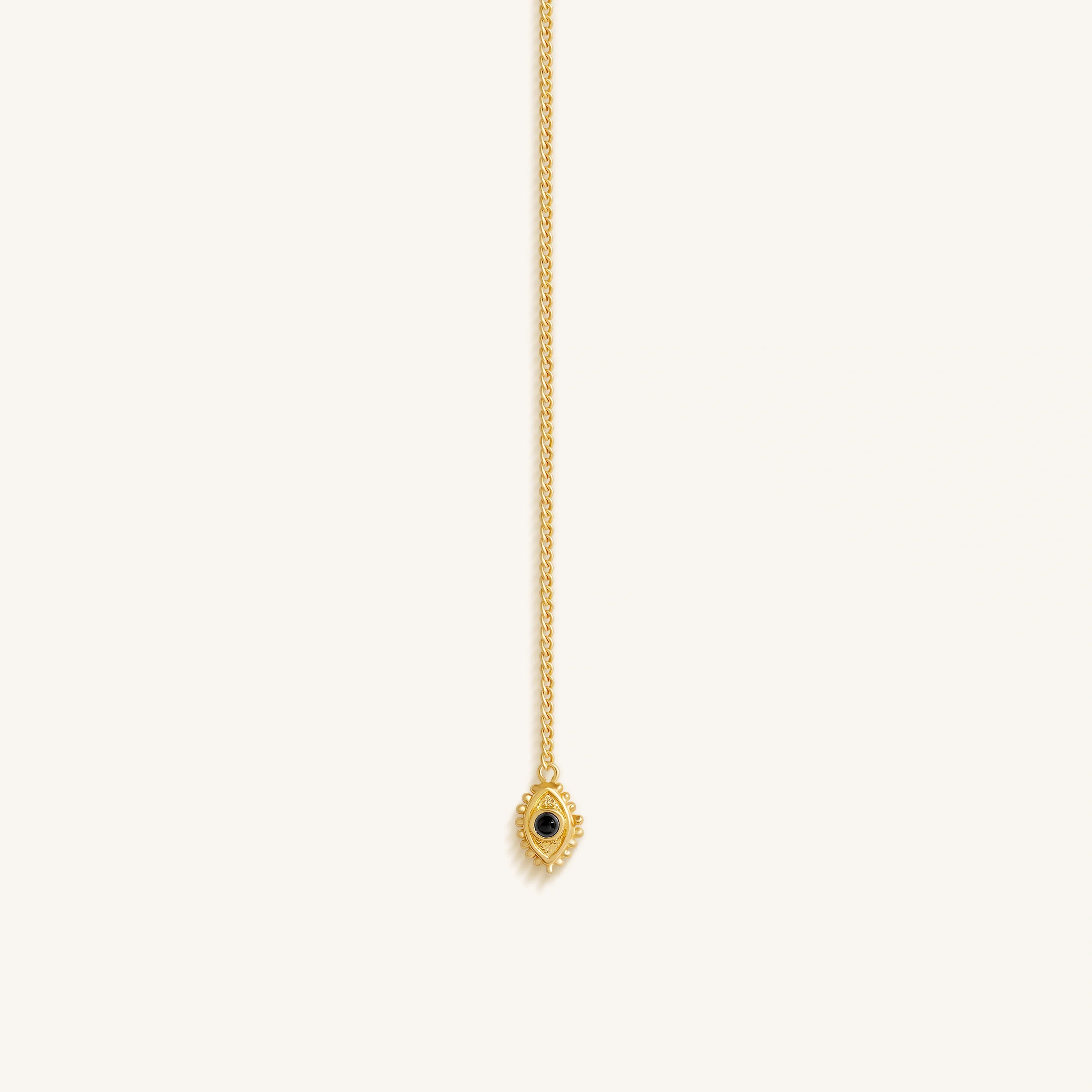Mystic Drift Onyx Lariat Necklace - Image 4