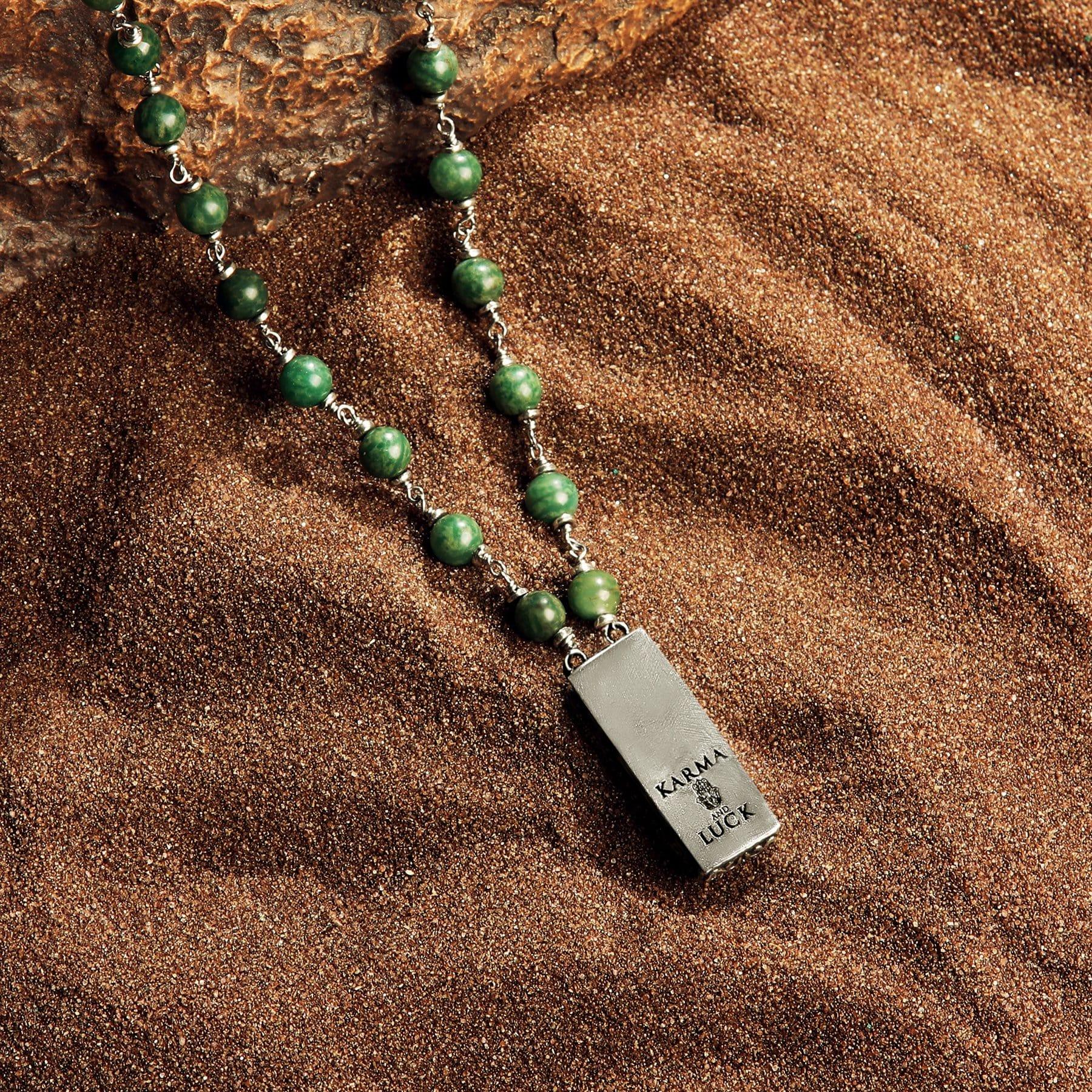 Mystical Power - Jade Stone Dragon Charm Necklace - Image 4