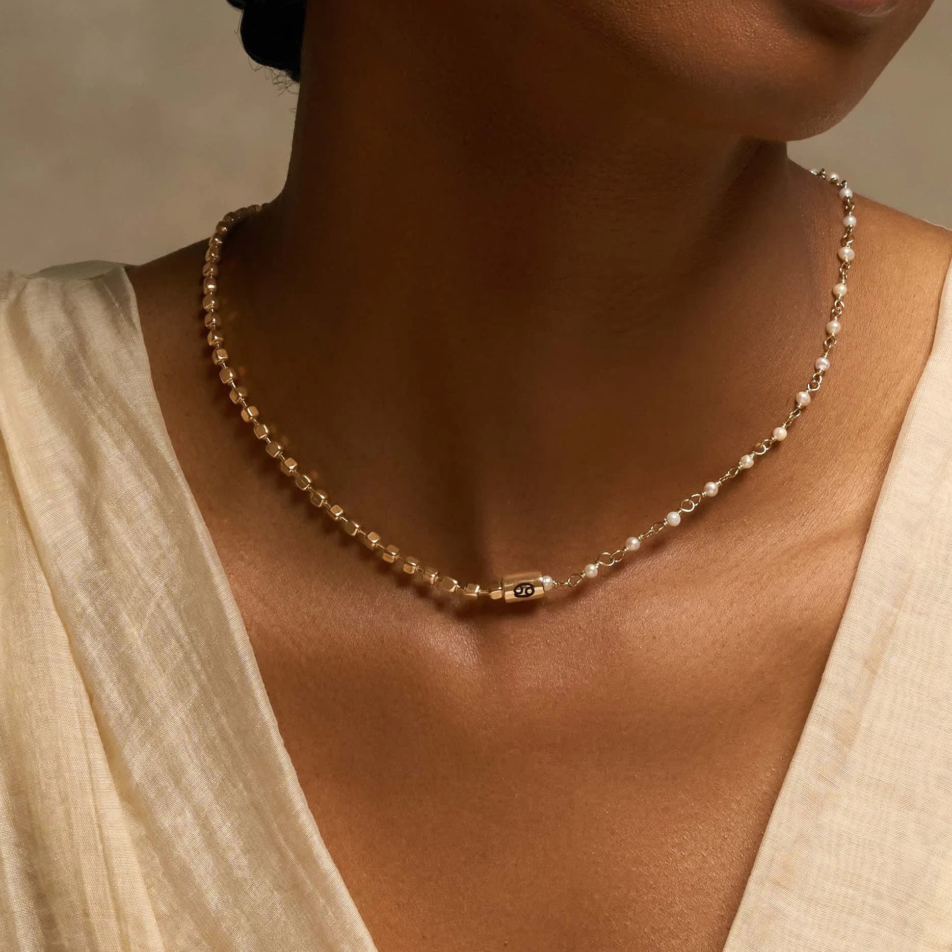 Nurturing Spirit Cancer Pearl Jewelry Set - Image 2