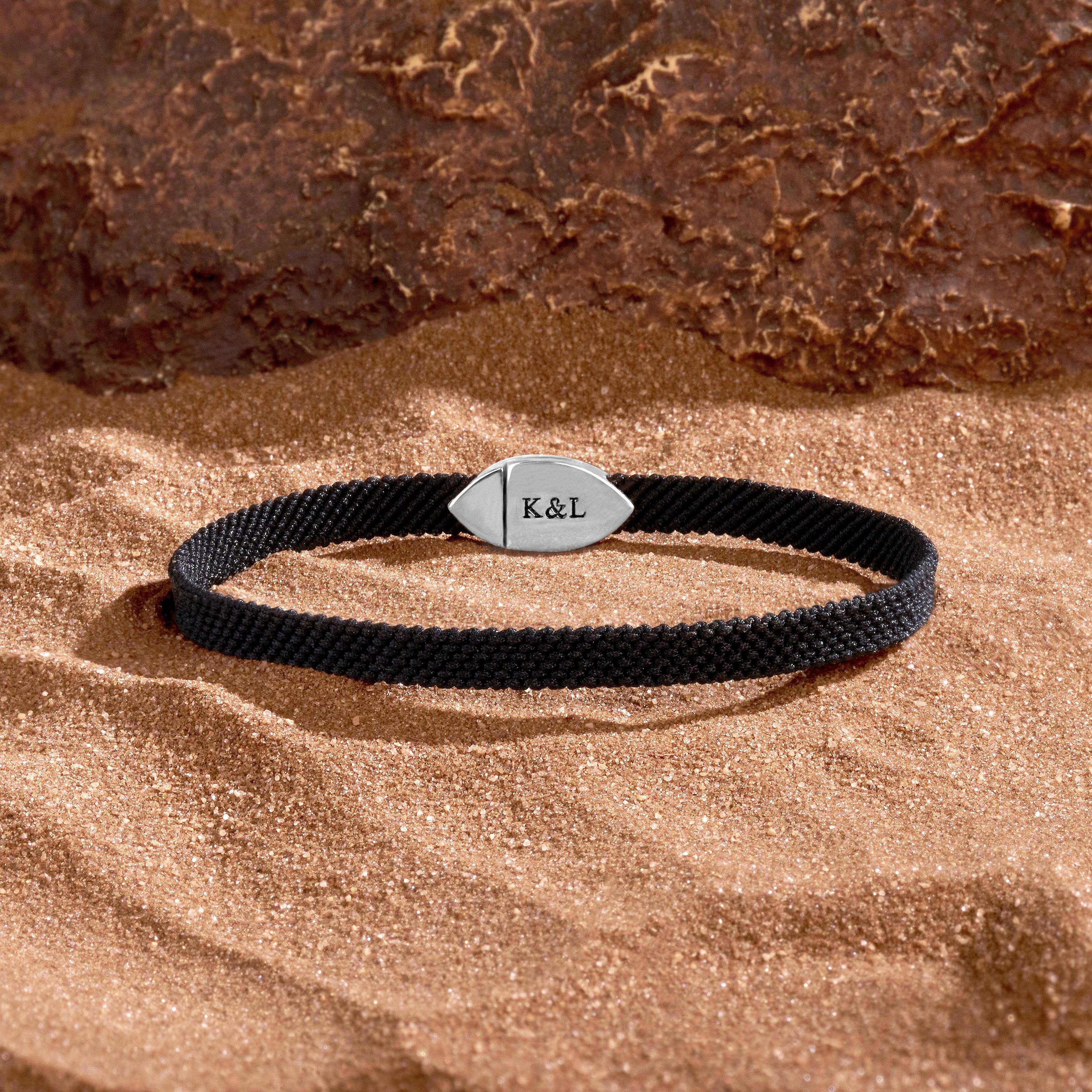 Opulent Security Men’s Evil Eye Black String Bracelet - Image 3